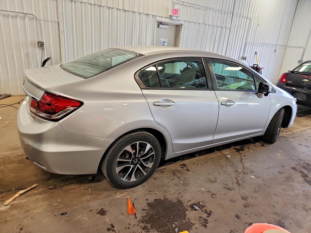 2014 Honda Civic Ex Silver vin: 19XFB2F81EE009009