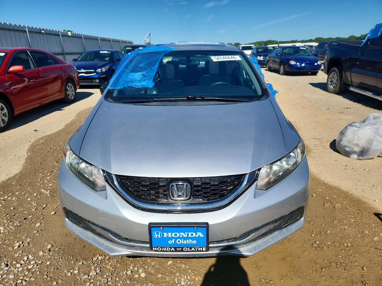 2014 Honda Civic Ex Серебряный vin: 19XFB2F81EE027638