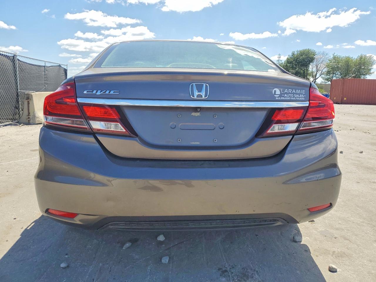 2014 Honda Civic Brown vin: 19XFB2F81EE029812