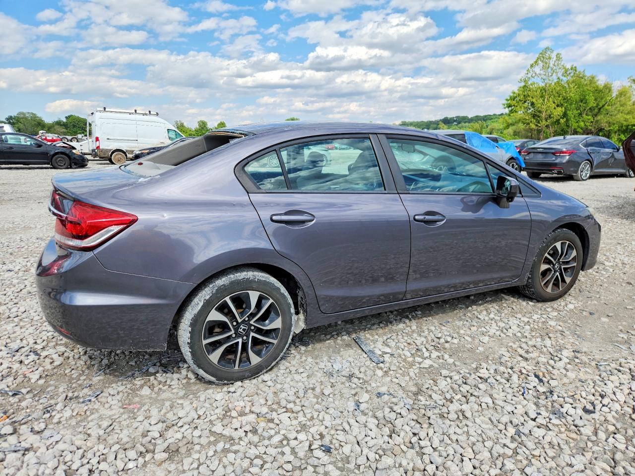 2014 Honda Civic Ex Gray vin: 19XFB2F81EE032399