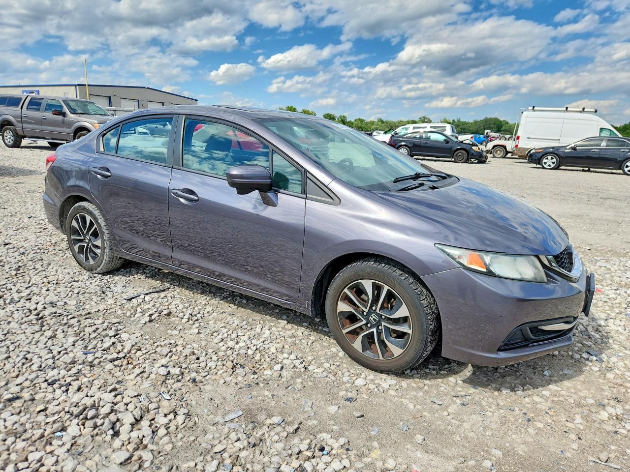 2014 Honda Civic Ex Gray vin: 19XFB2F81EE032399