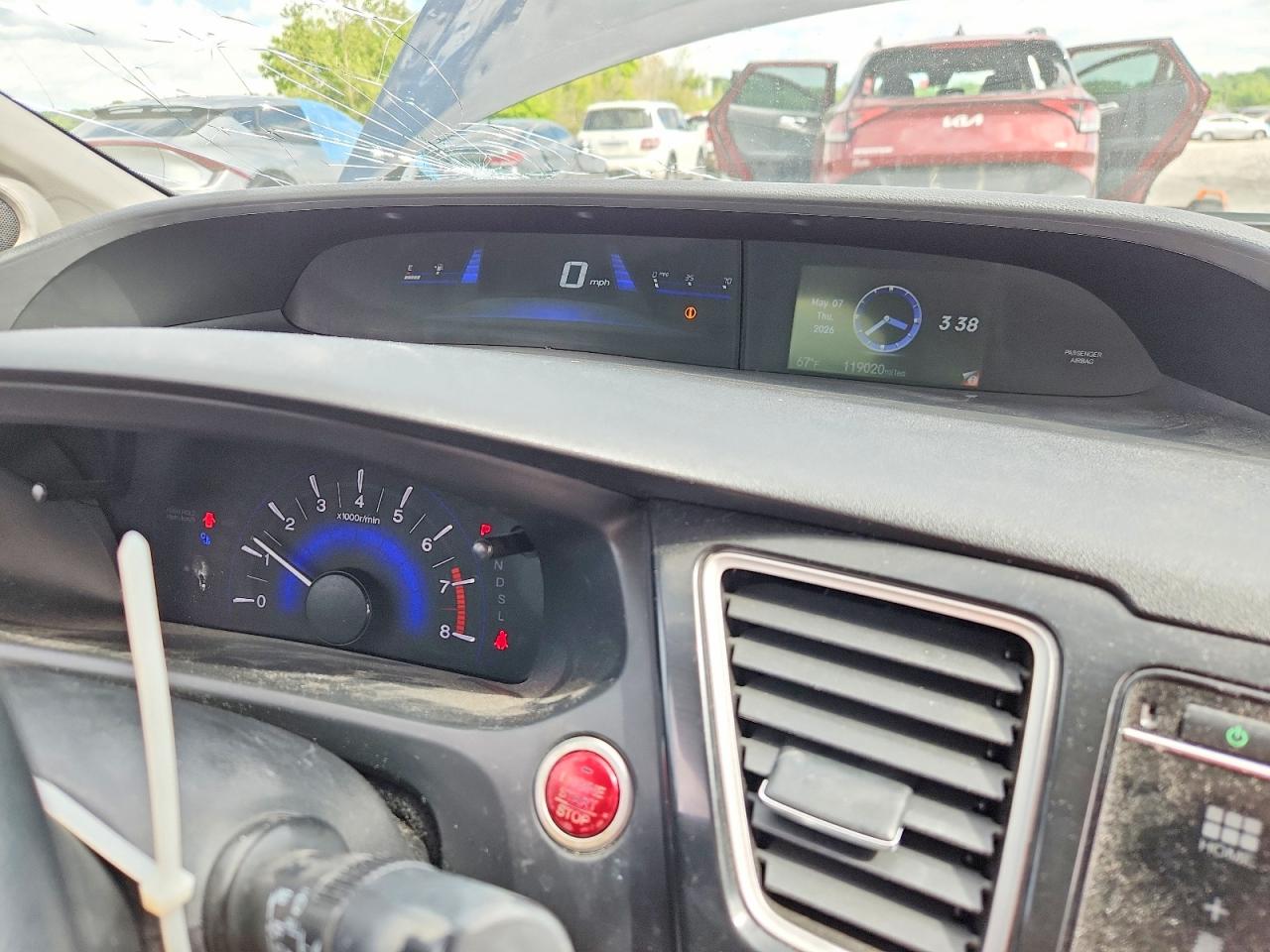 2014 Honda Civic Ex Gray vin: 19XFB2F81EE032399