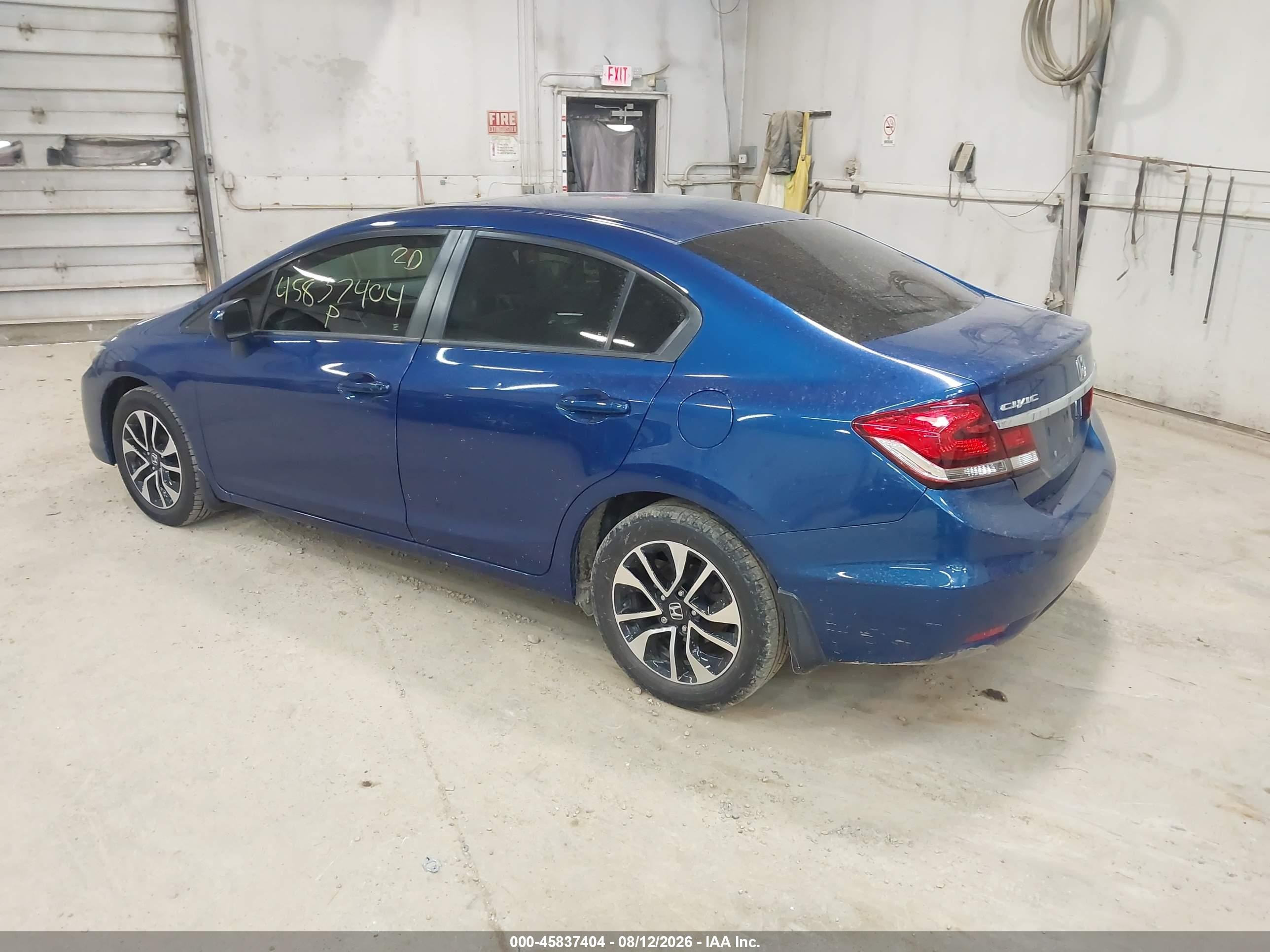 2014 Honda Civic Ex Blue vin: 19XFB2F81EE045069