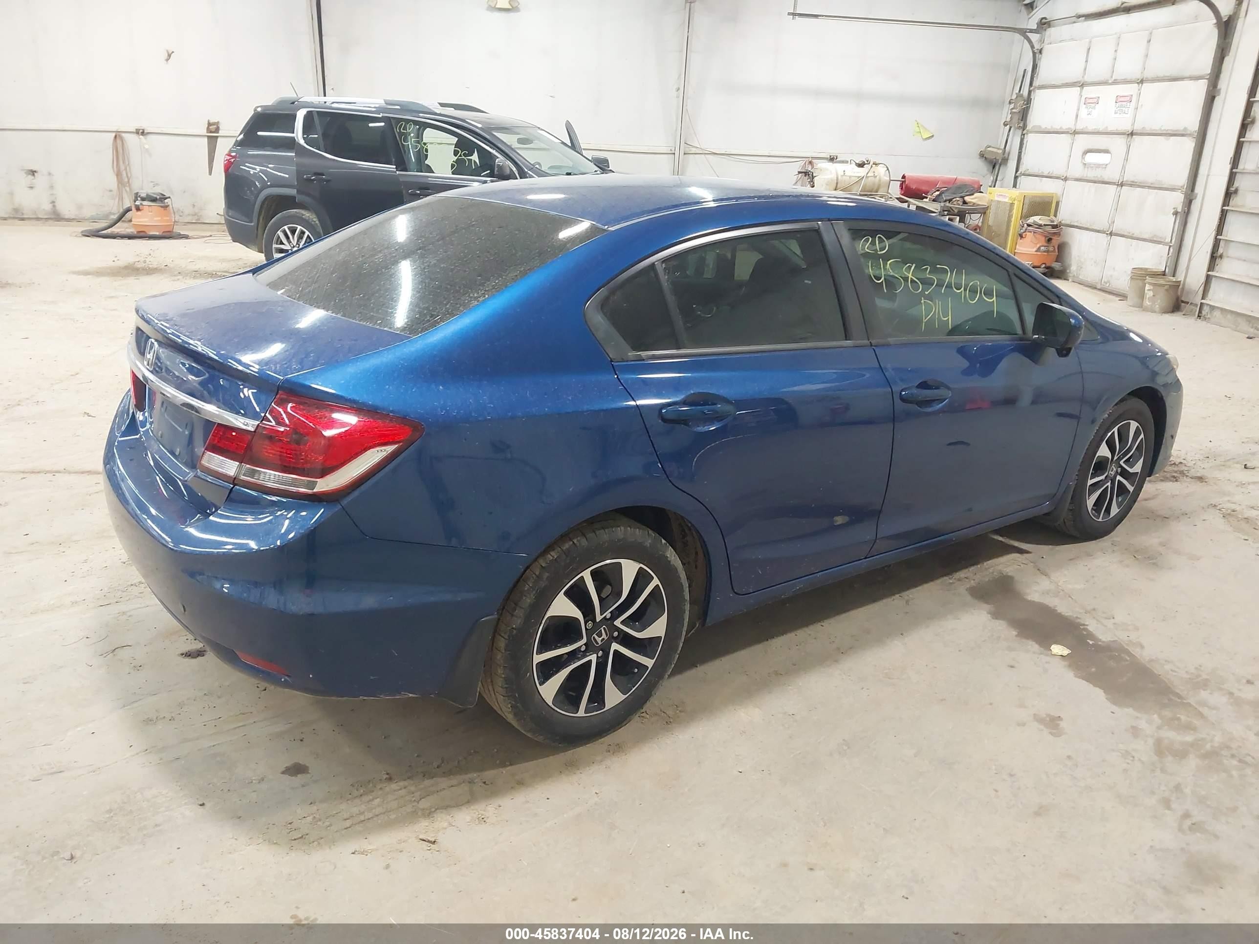 2014 Honda Civic Ex Blue vin: 19XFB2F81EE045069