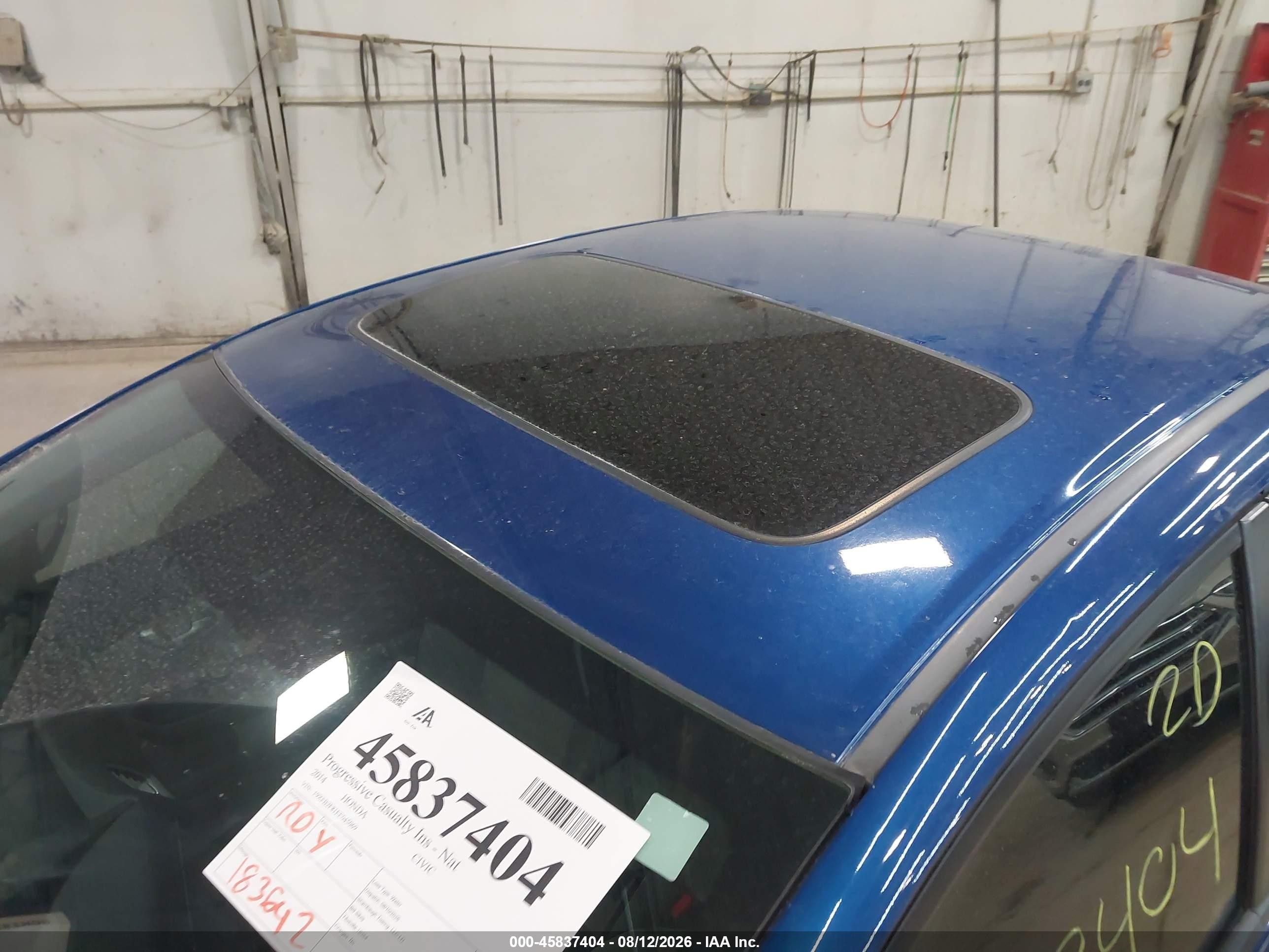 2014 Honda Civic Ex Blue vin: 19XFB2F81EE045069
