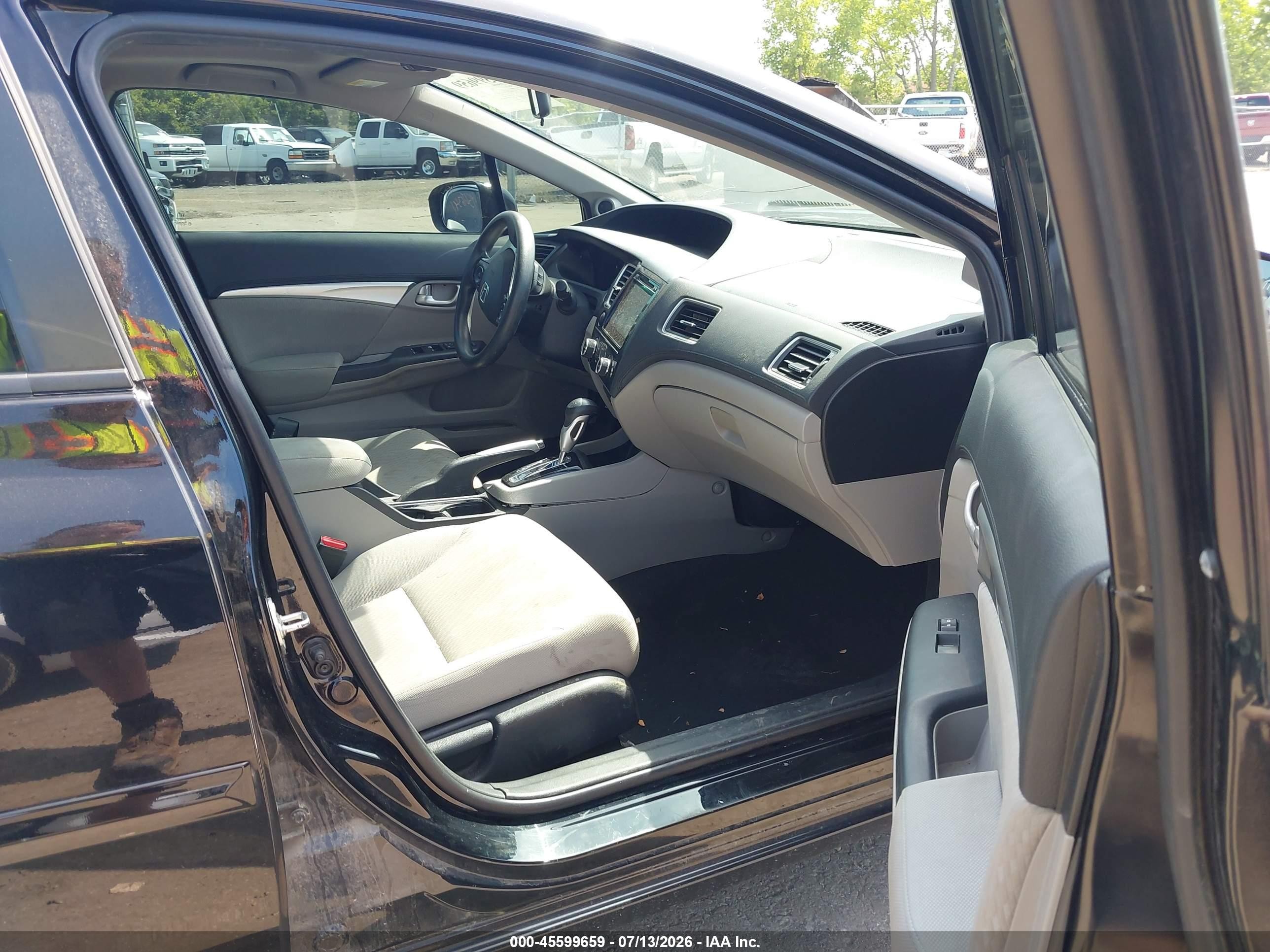 2014 Honda Civic Ex Black vin: 19XFB2F81EE060803