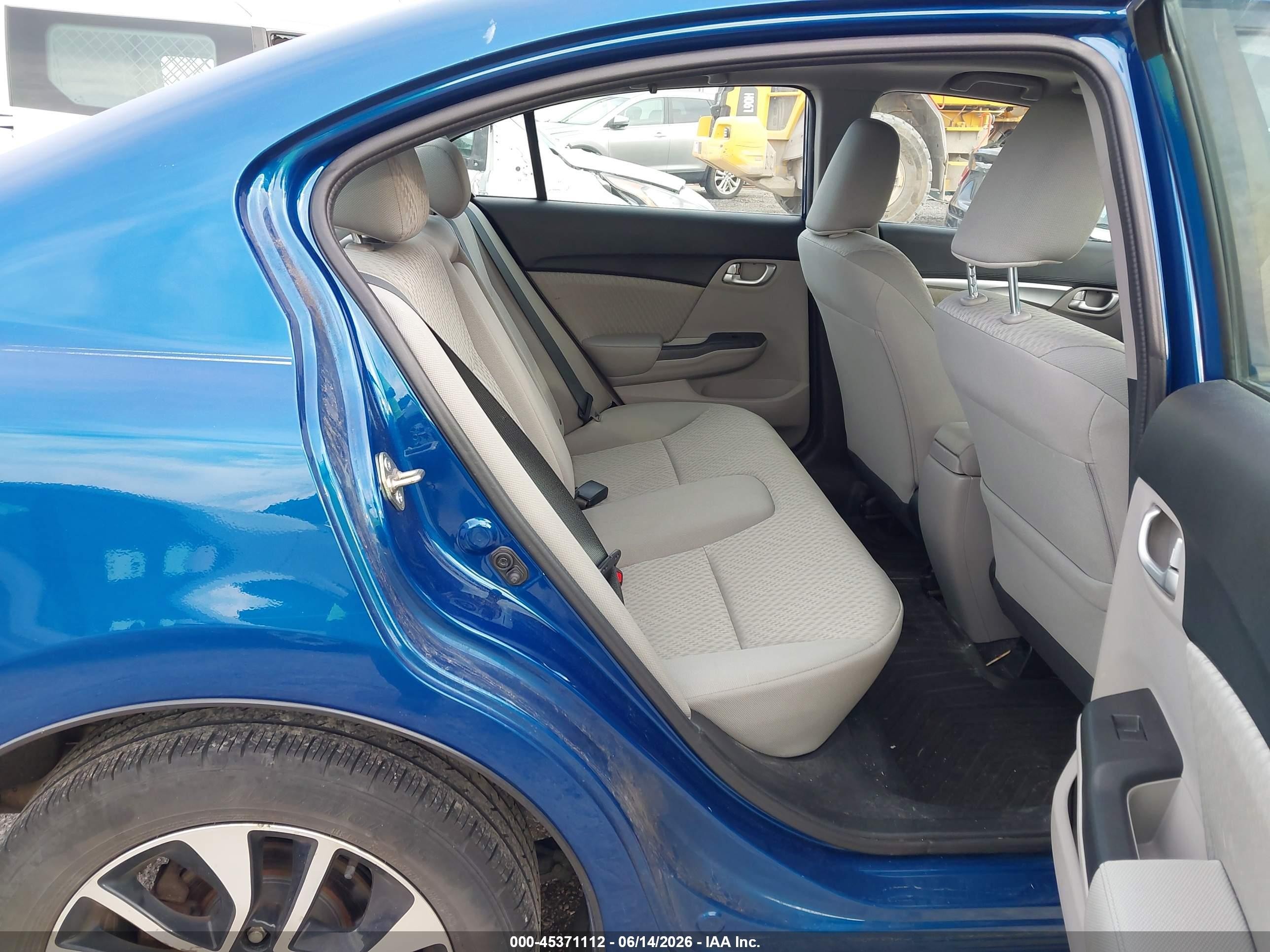 2014 Honda Civic Ex Blue vin: 19XFB2F81EE085524