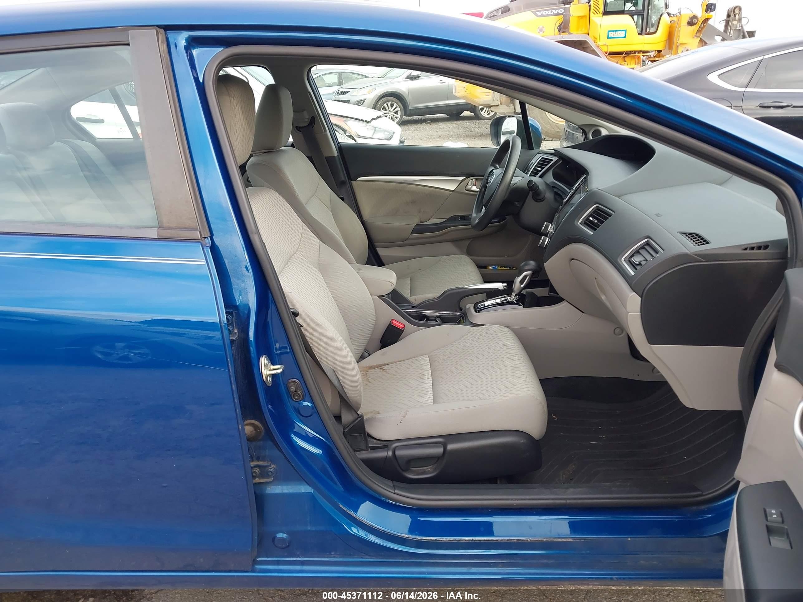 2014 Honda Civic Ex Blue vin: 19XFB2F81EE085524
