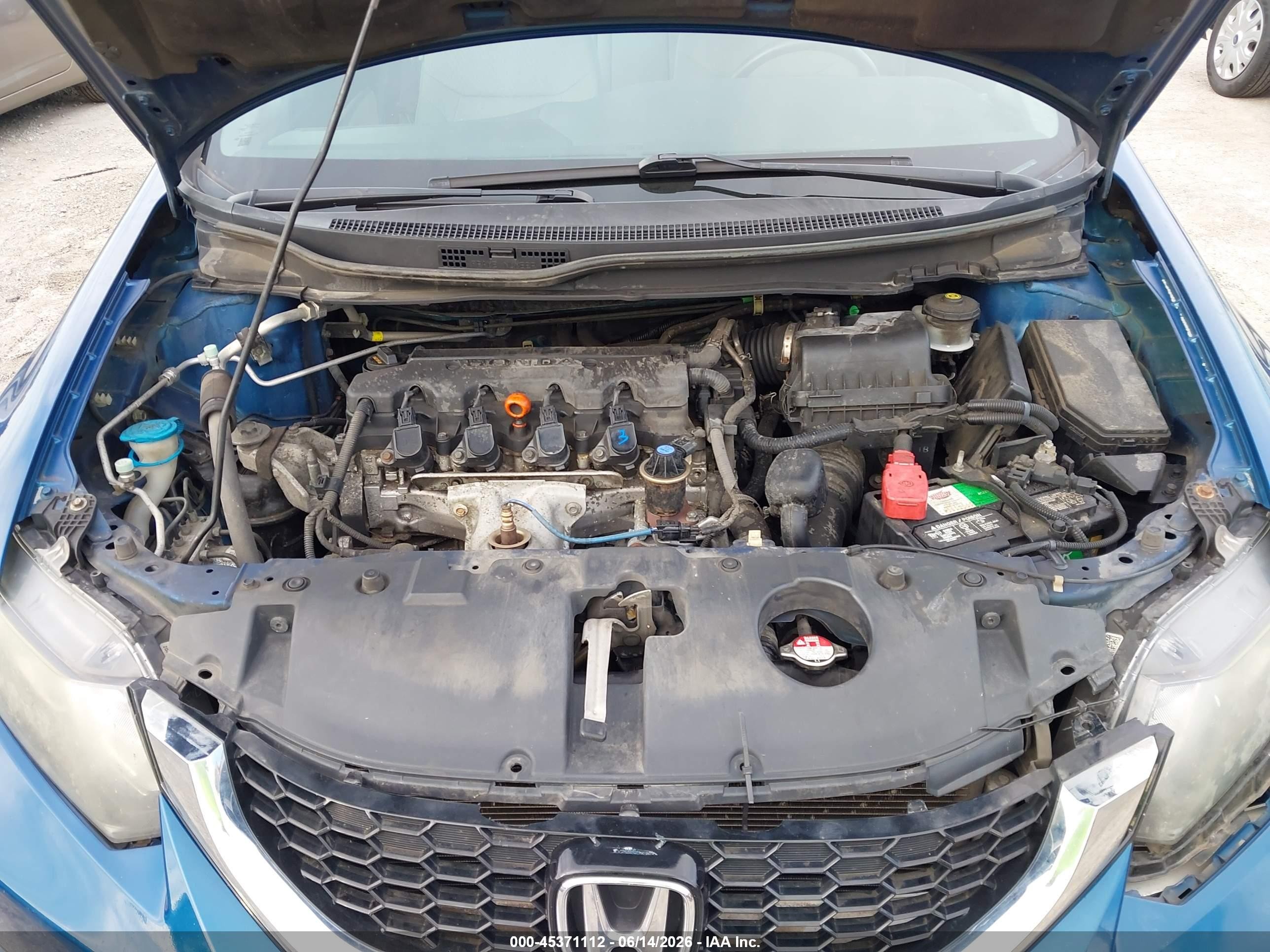2014 Honda Civic Ex Blue vin: 19XFB2F81EE085524