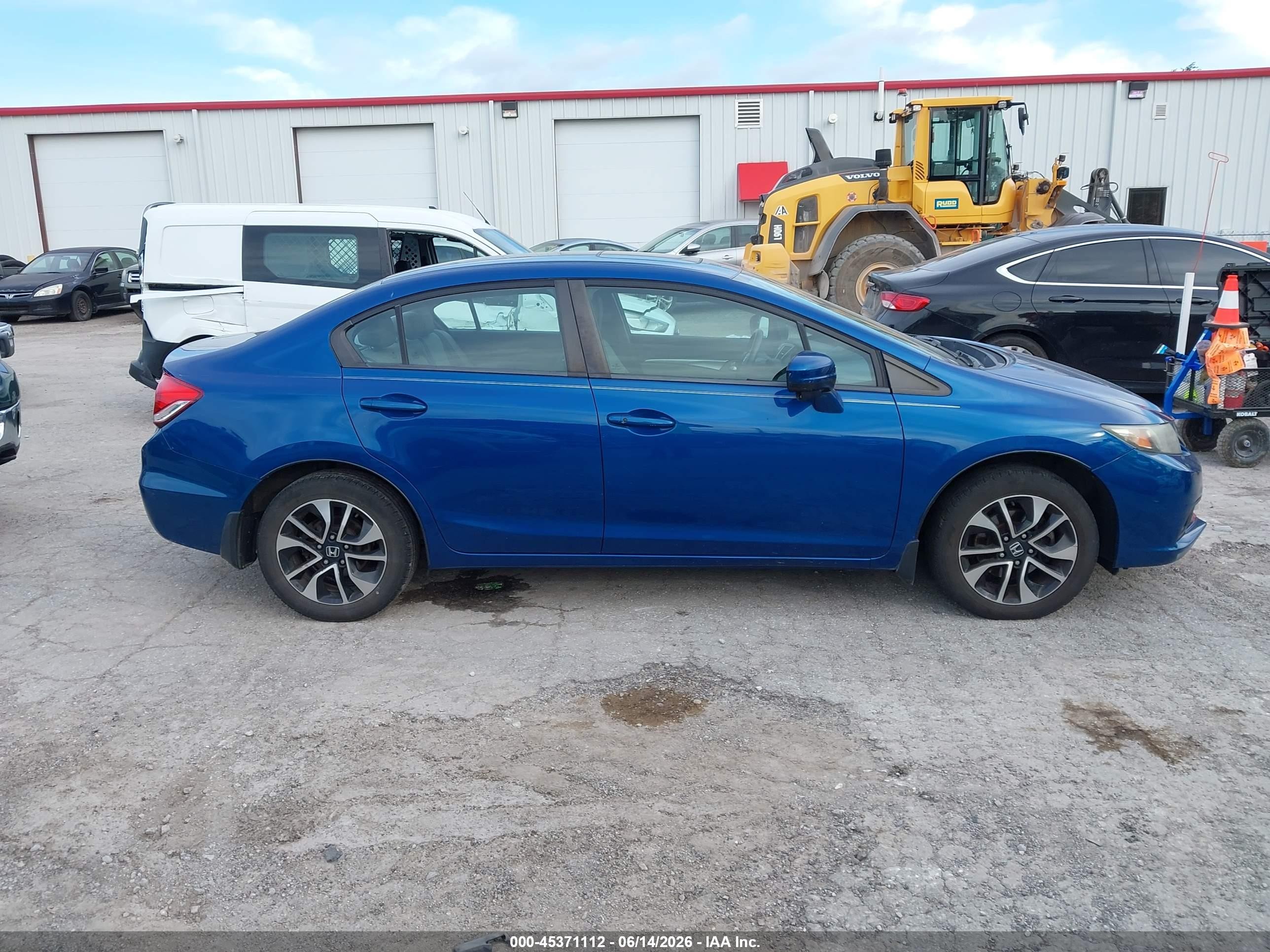 2014 Honda Civic Ex Blue vin: 19XFB2F81EE085524