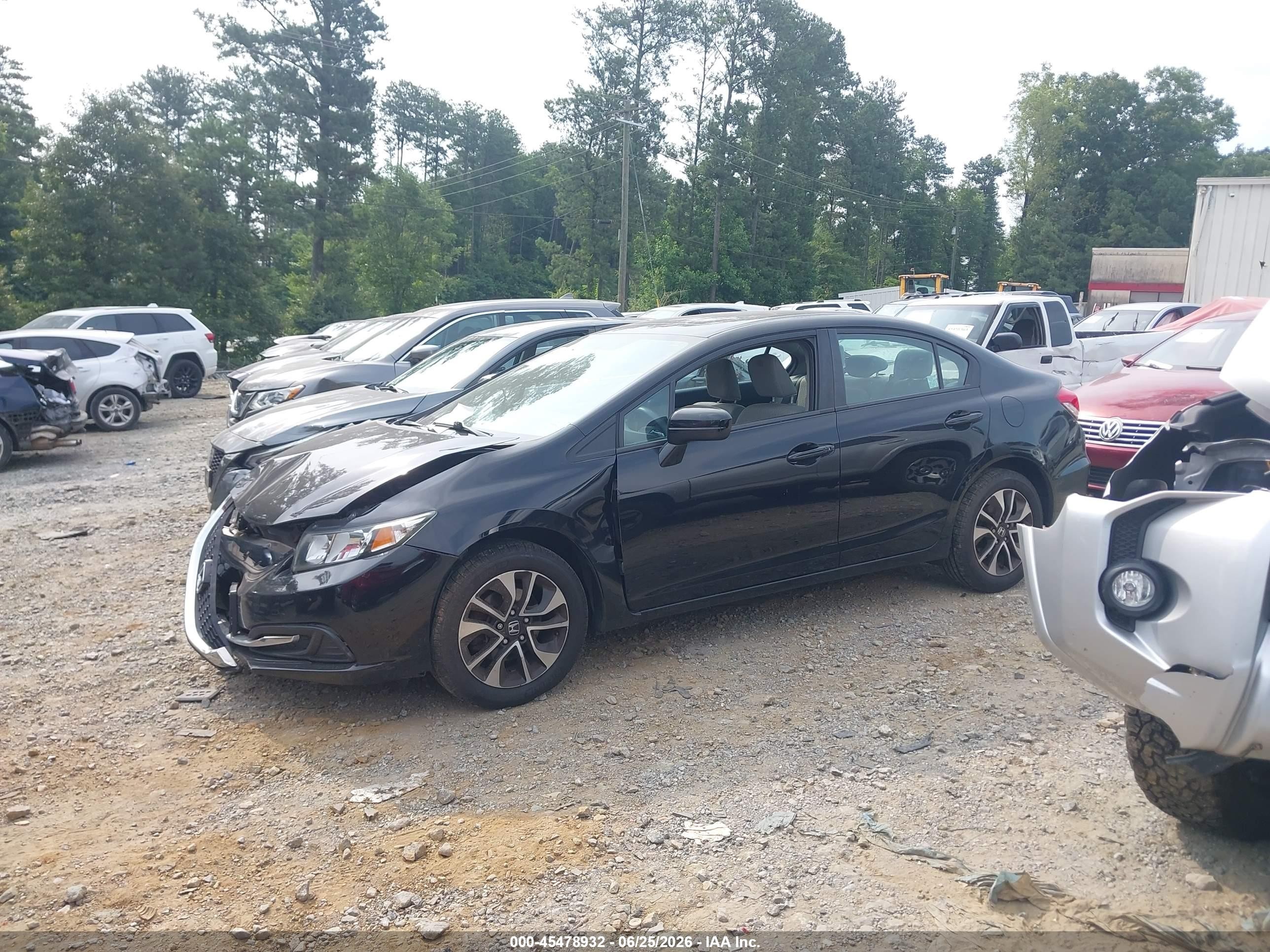 2014 Honda Civic Ex Black vin: 19XFB2F81EE209775