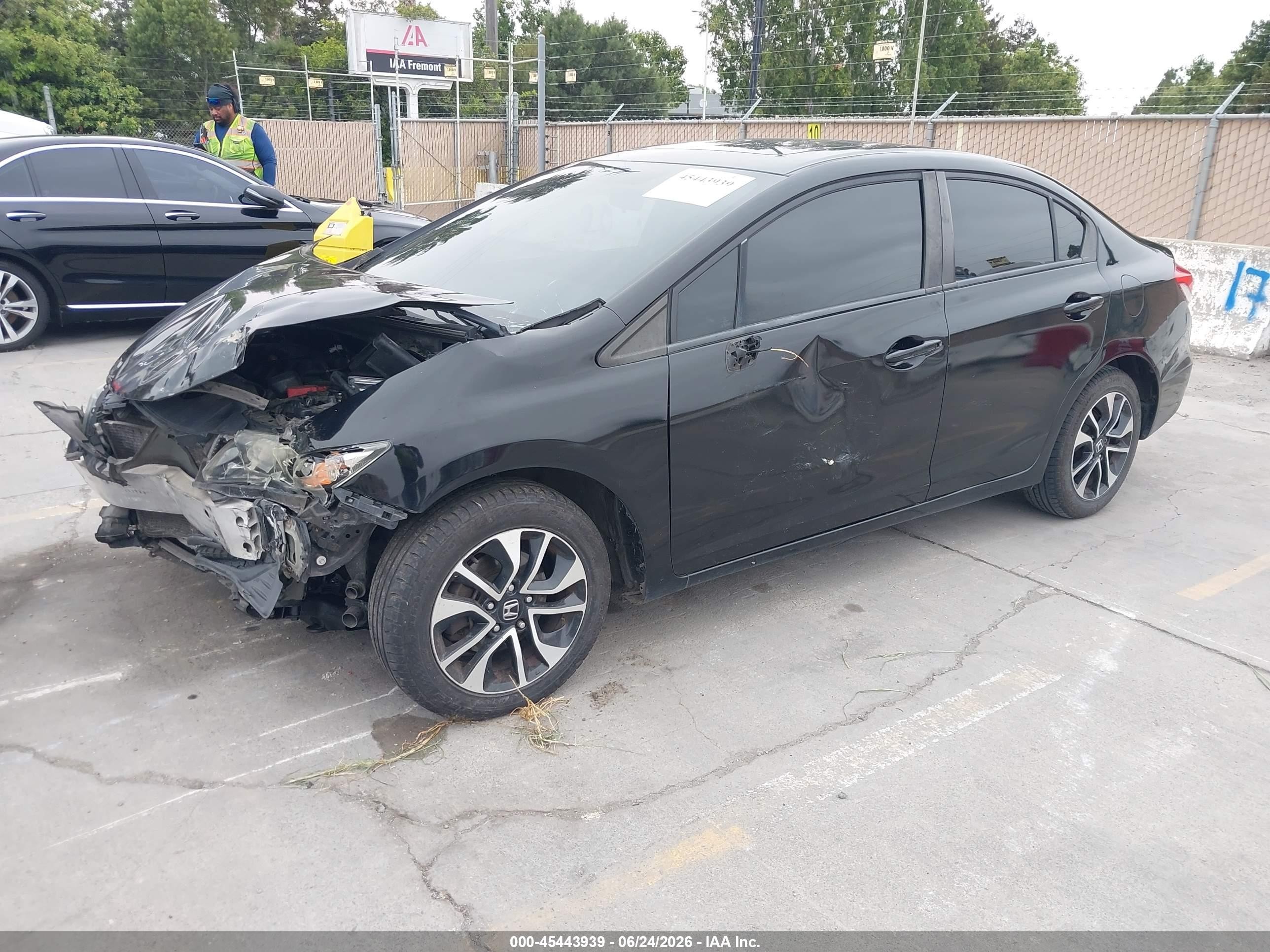 2014 Honda Civic Ex Black vin: 19XFB2F81EE231453