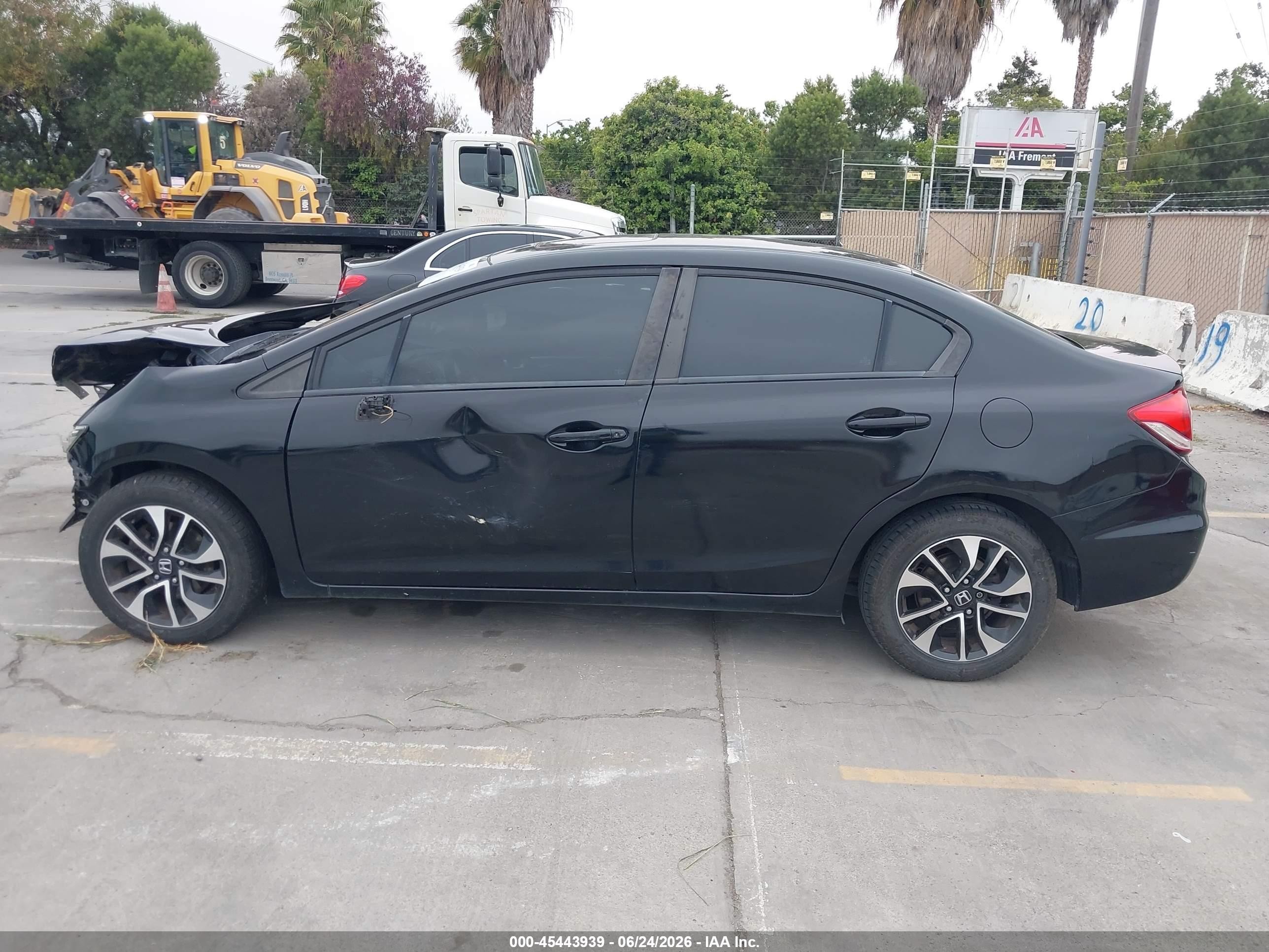 2014 Honda Civic Ex Black vin: 19XFB2F81EE231453