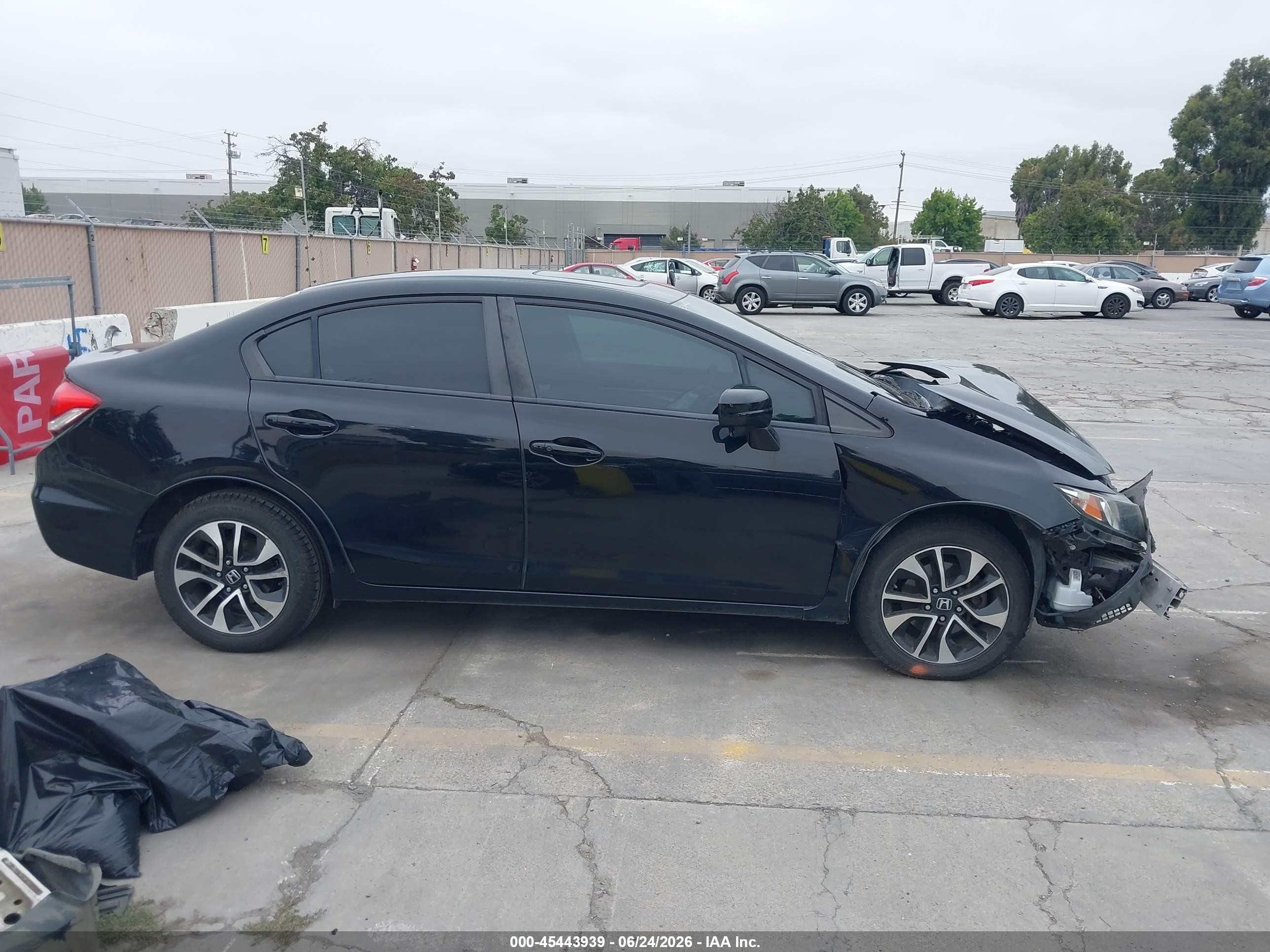 2014 Honda Civic Ex Black vin: 19XFB2F81EE231453