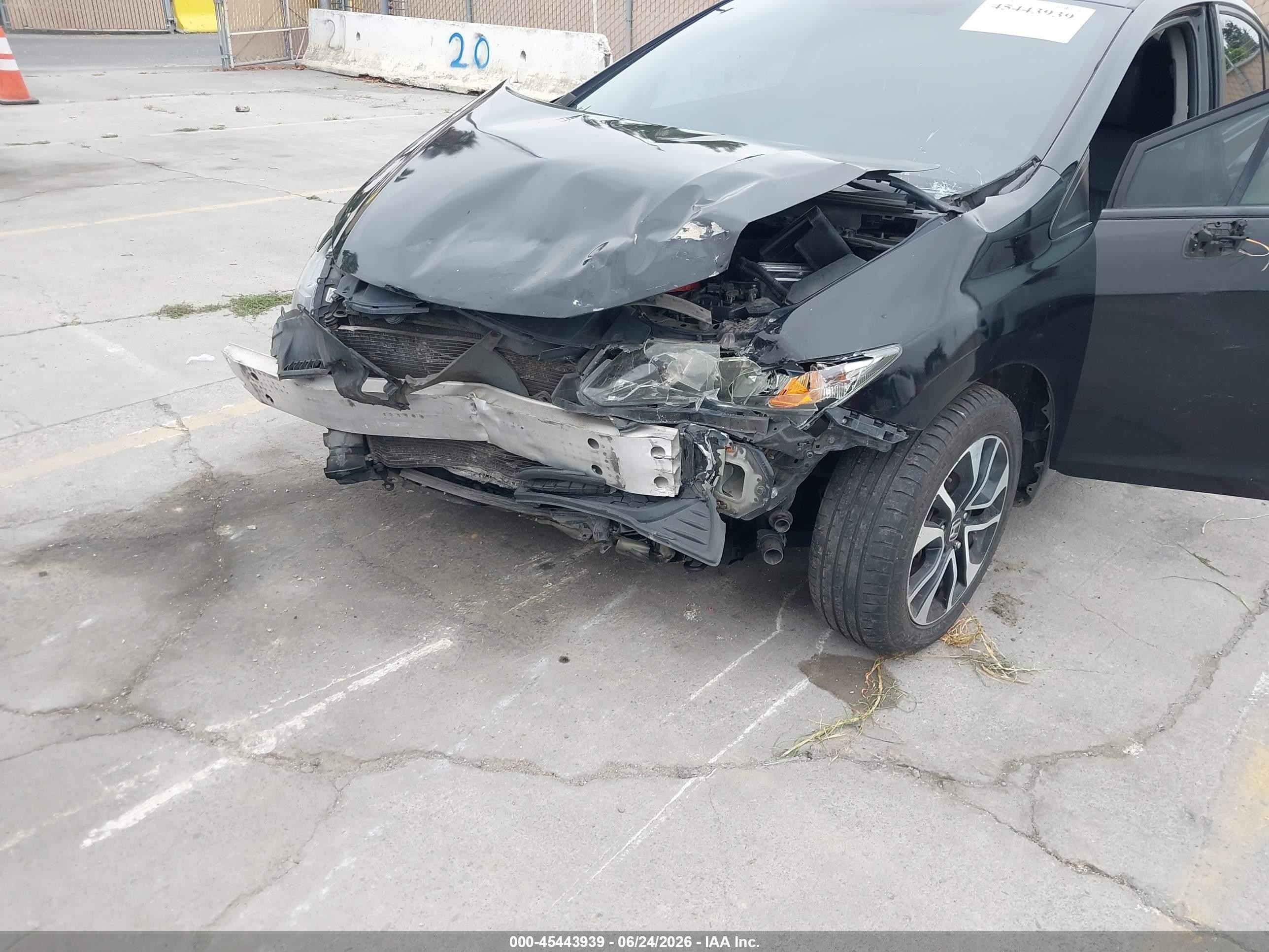 2014 Honda Civic Ex Black vin: 19XFB2F81EE231453