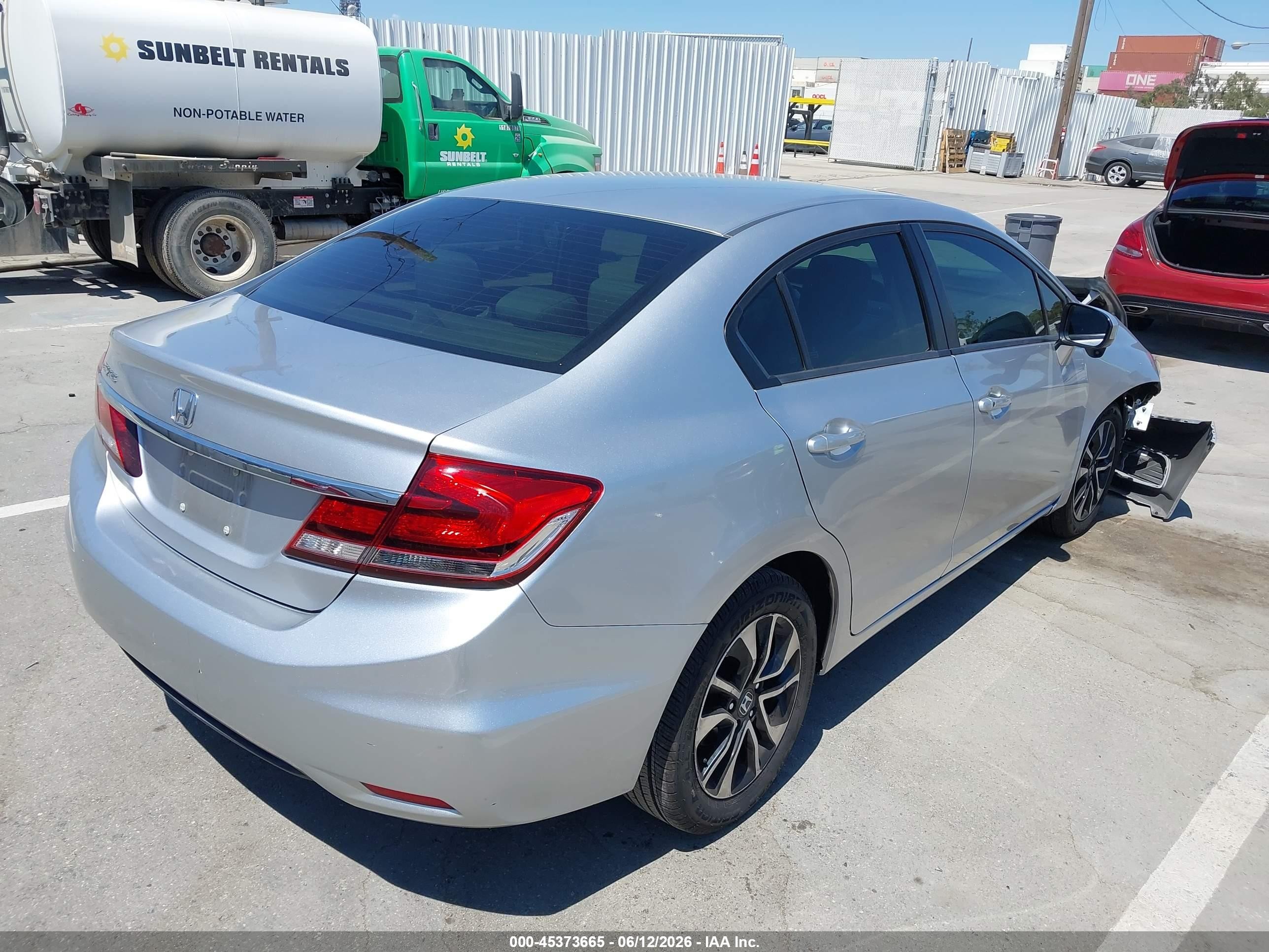 2014 Honda Civic Ex Silver vin: 19XFB2F81EE239889