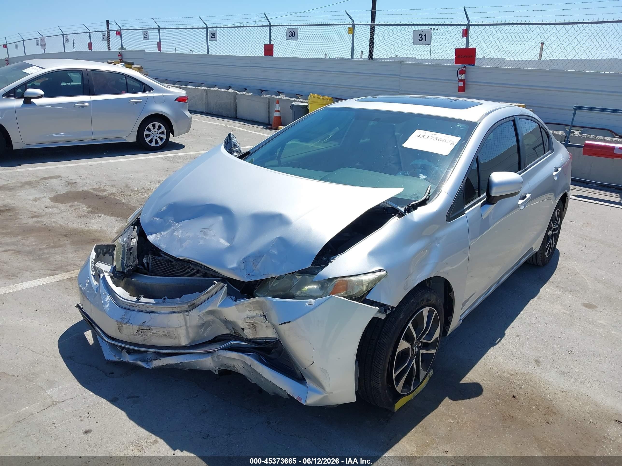 2014 Honda Civic Ex Silver vin: 19XFB2F81EE239889
