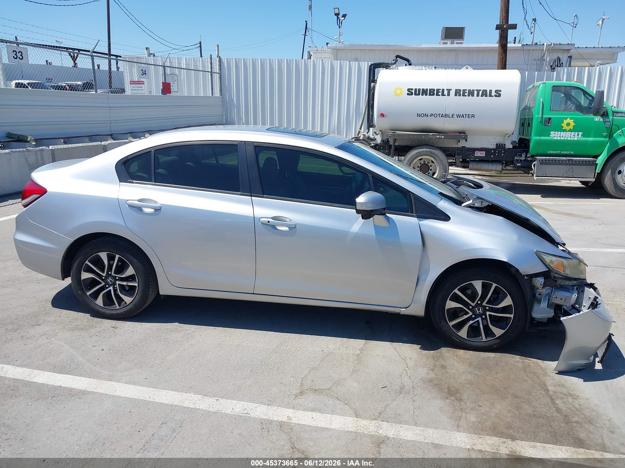 2014 Honda Civic Ex Silver vin: 19XFB2F81EE239889