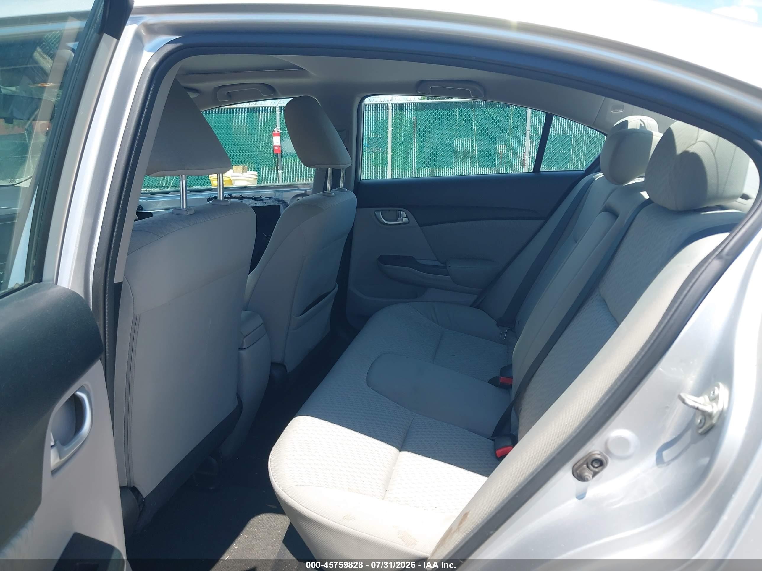 2014 Honda Civic Ex Серебряный vin: 19XFB2F81EE250892
