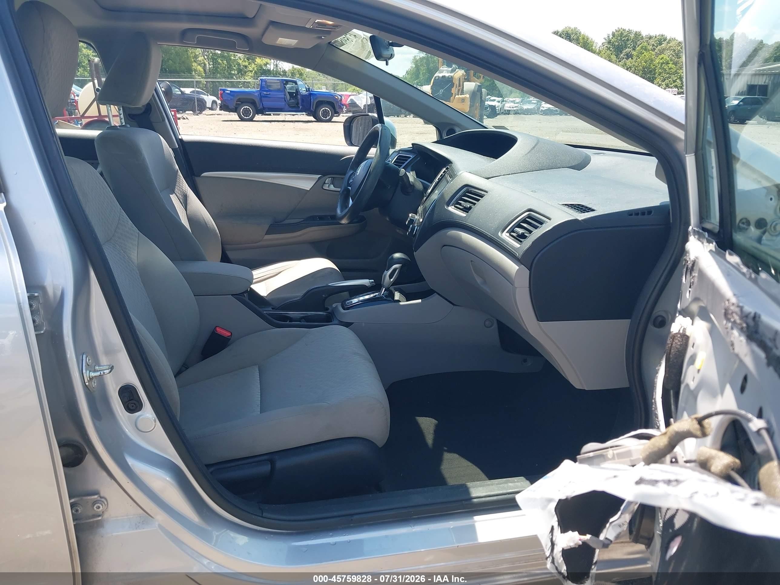 2014 Honda Civic Ex Серебряный vin: 19XFB2F81EE250892