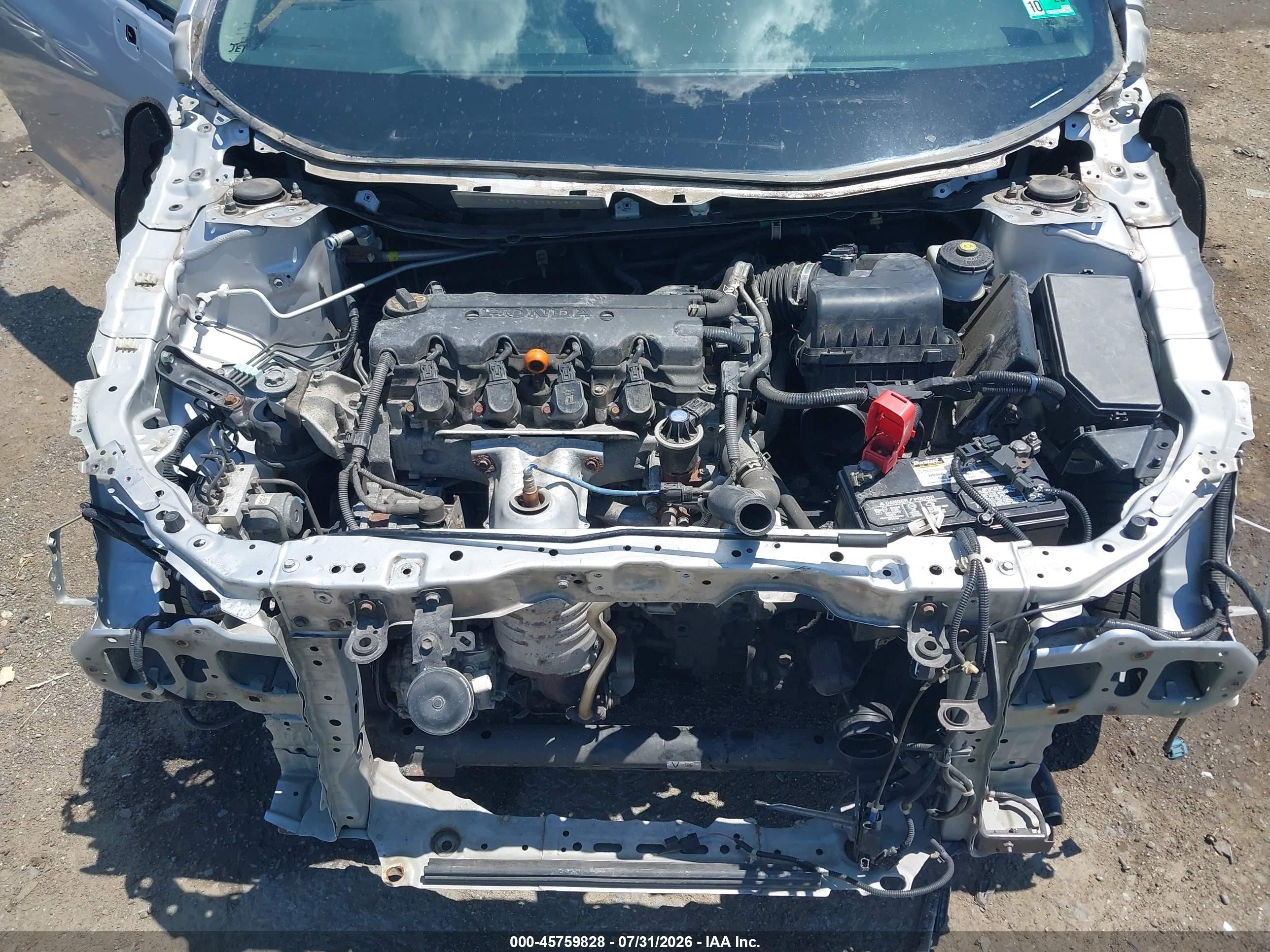 2014 Honda Civic Ex Серебряный vin: 19XFB2F81EE250892