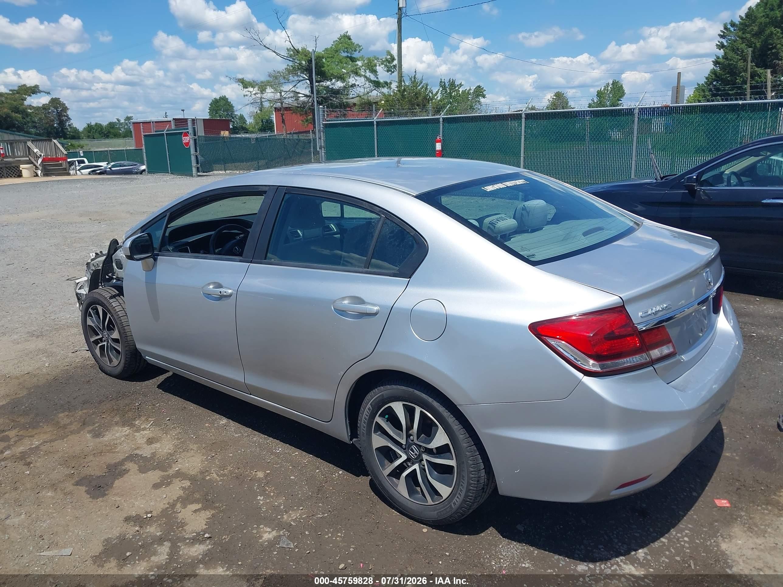 2014 Honda Civic Ex Серебряный vin: 19XFB2F81EE250892