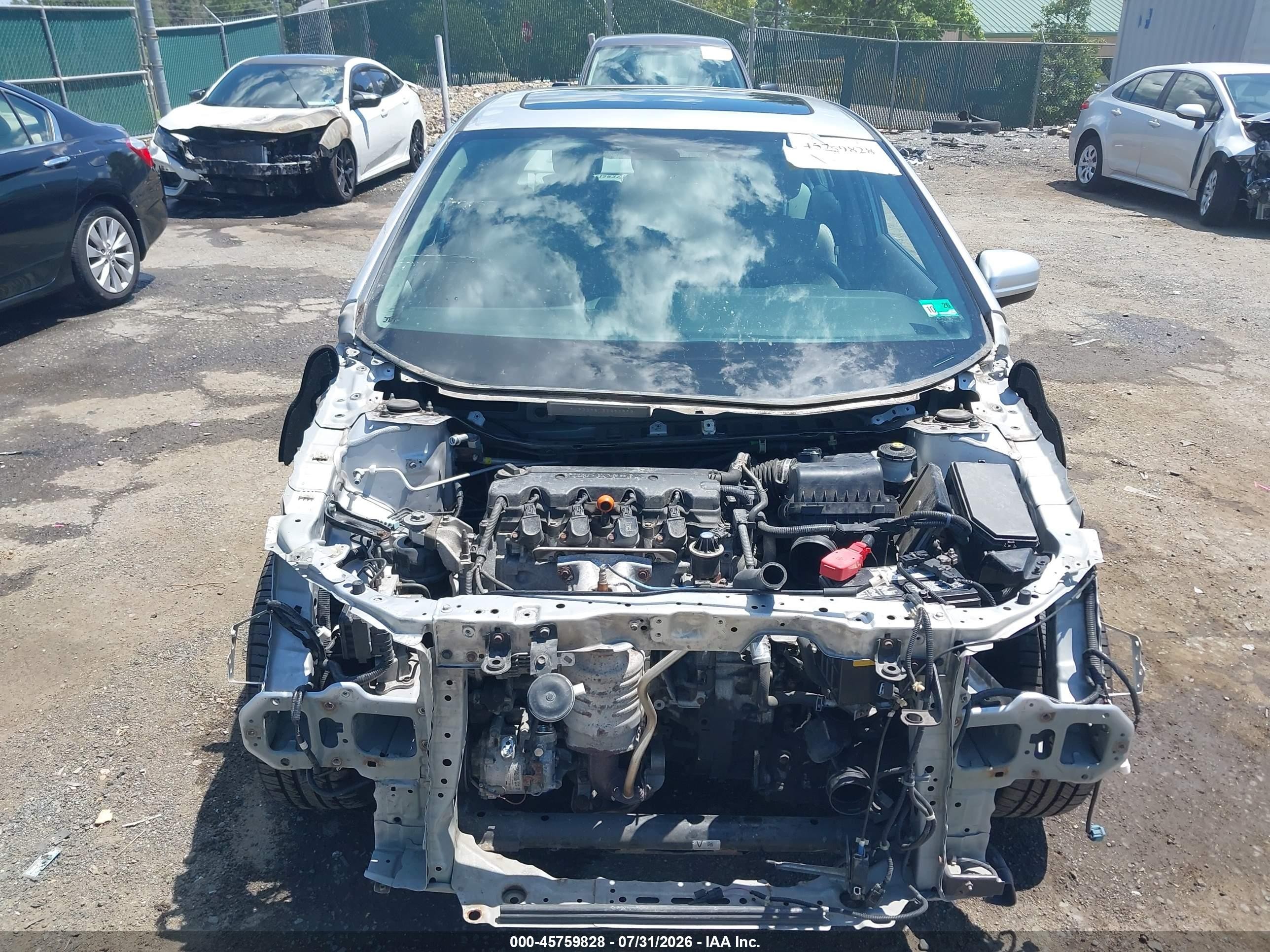 2014 Honda Civic Ex Серебряный vin: 19XFB2F81EE250892