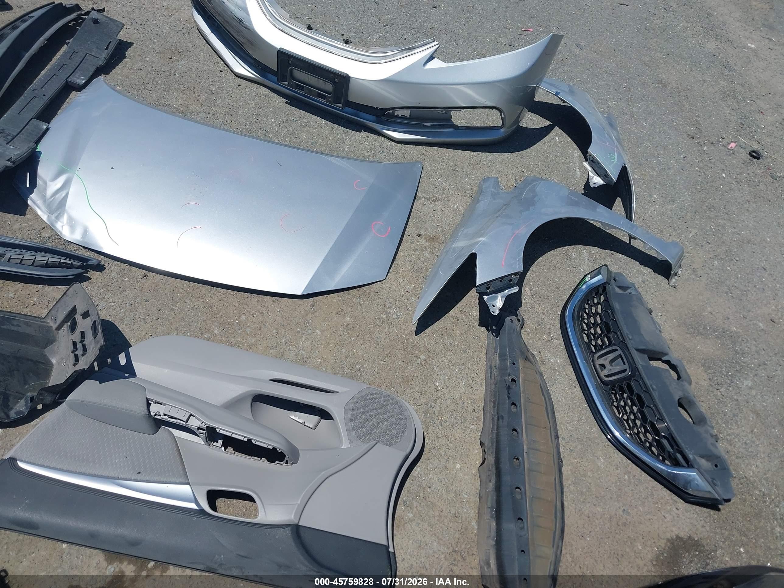 2014 Honda Civic Ex Серебряный vin: 19XFB2F81EE250892