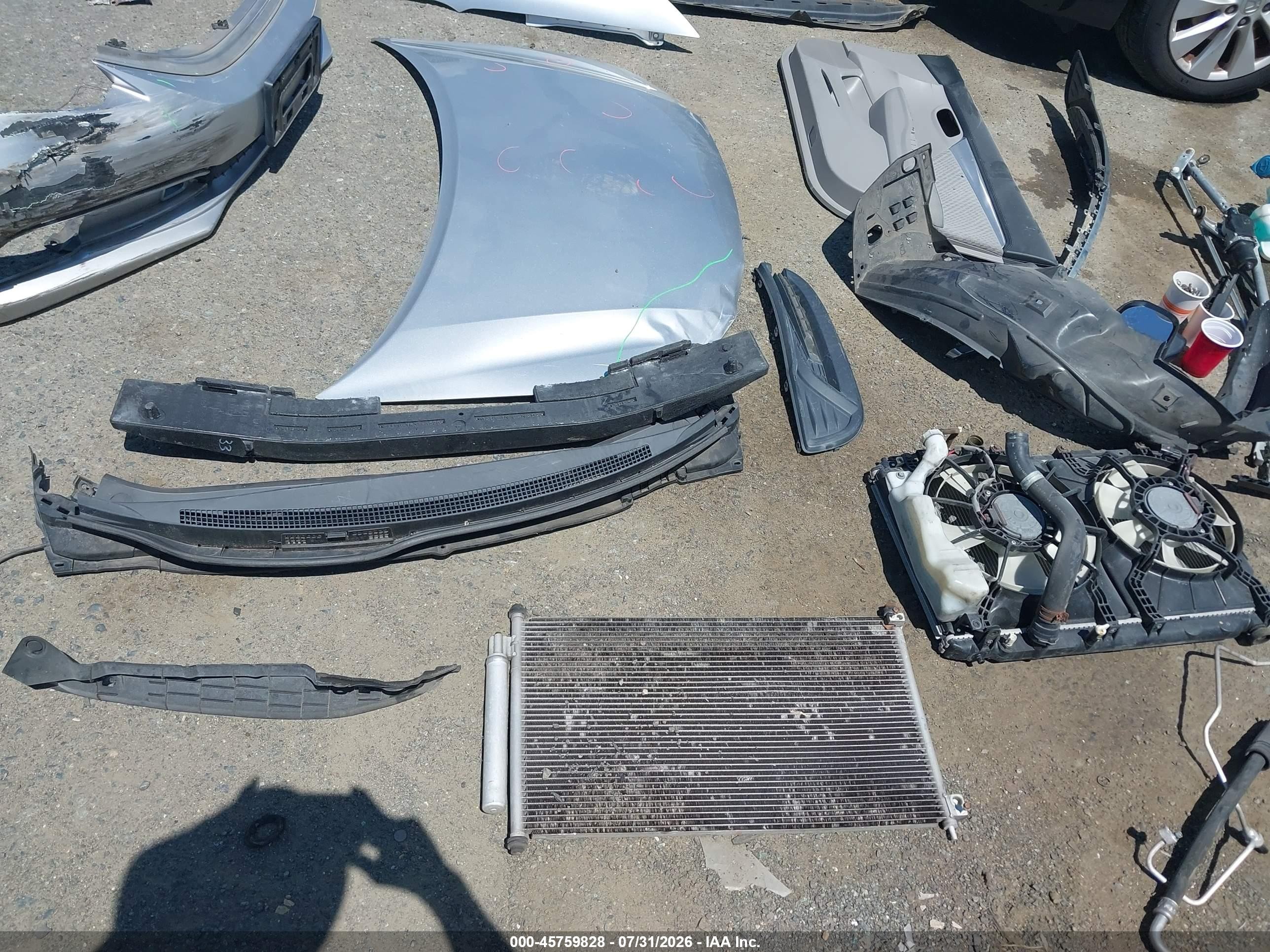 2014 Honda Civic Ex Серебряный vin: 19XFB2F81EE250892