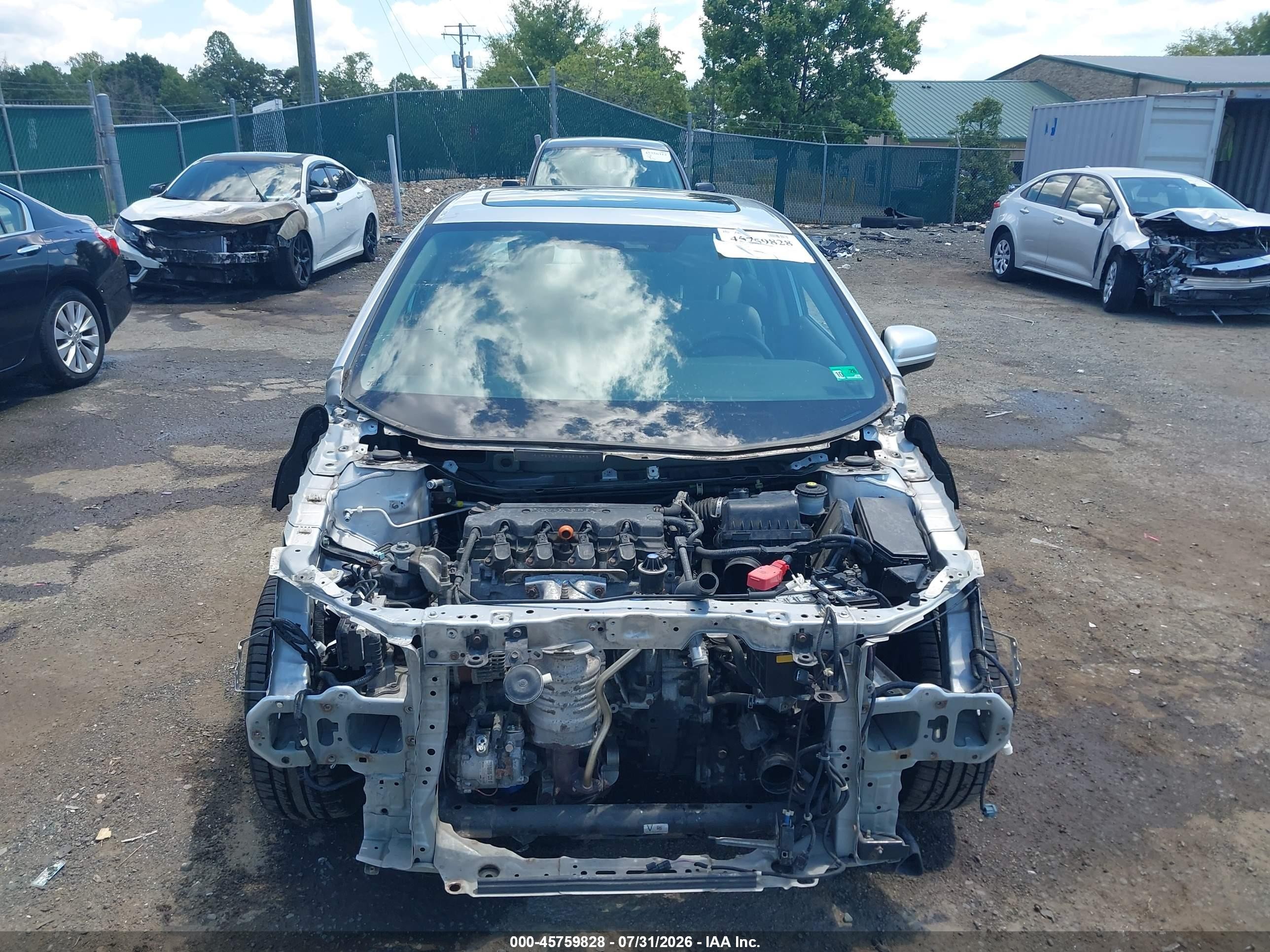 2014 Honda Civic Ex Серебряный vin: 19XFB2F81EE250892