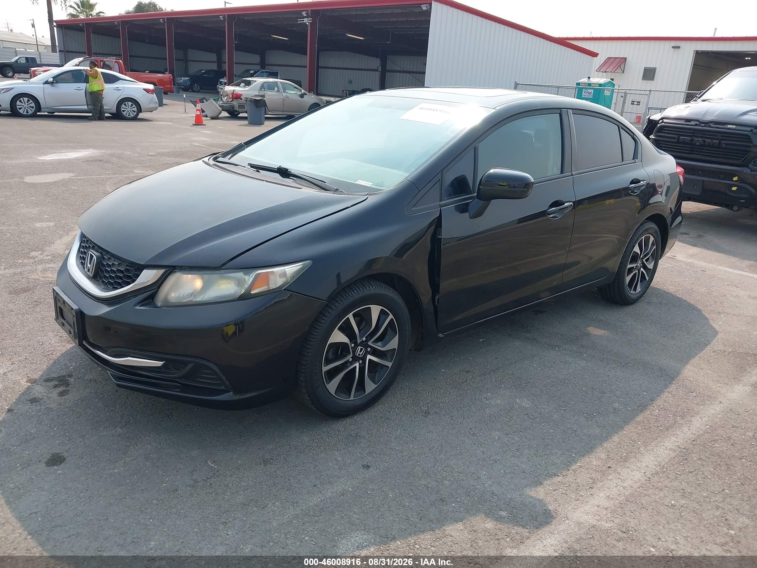 2014 Honda Civic Ex Black vin: 19XFB2F81EE260077