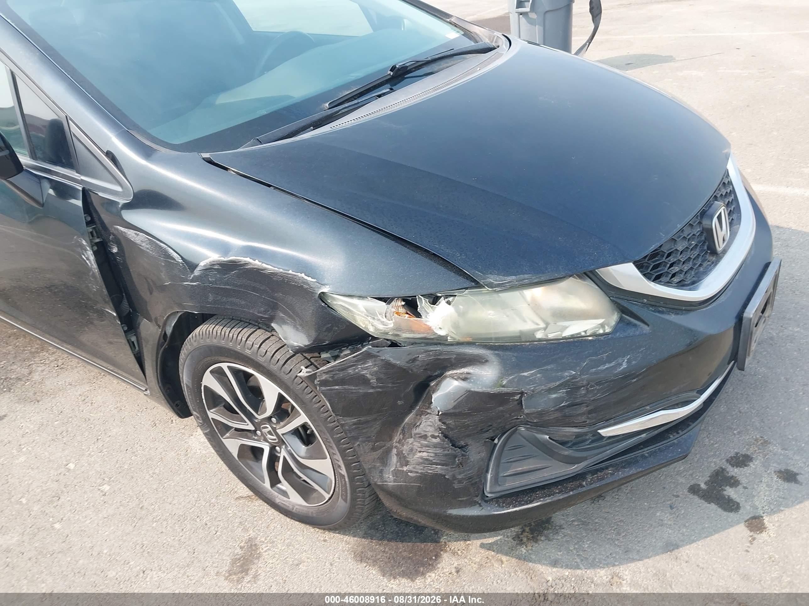 2014 Honda Civic Ex Black vin: 19XFB2F81EE260077