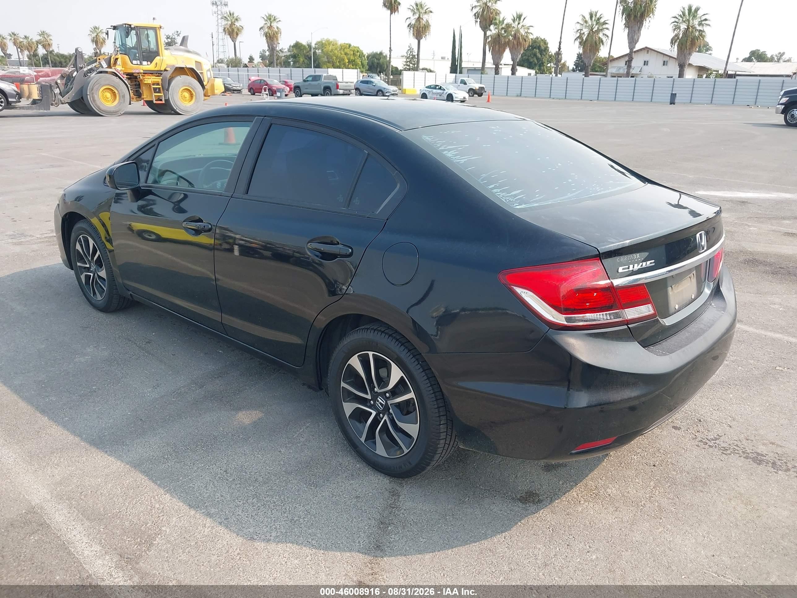 2014 Honda Civic Ex Black vin: 19XFB2F81EE260077
