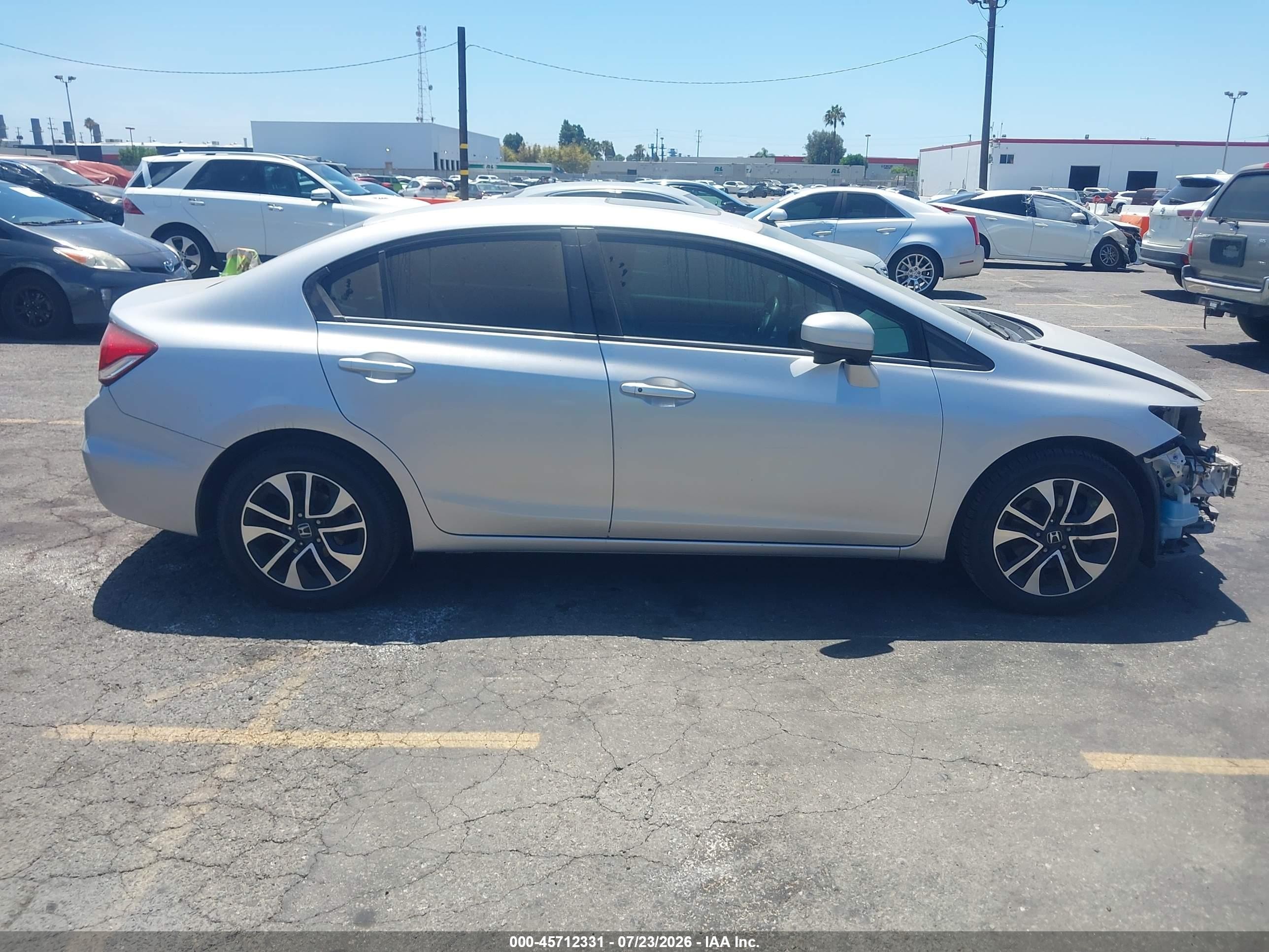 2014 Honda Civic Ex Silver vin: 19XFB2F81EE260872