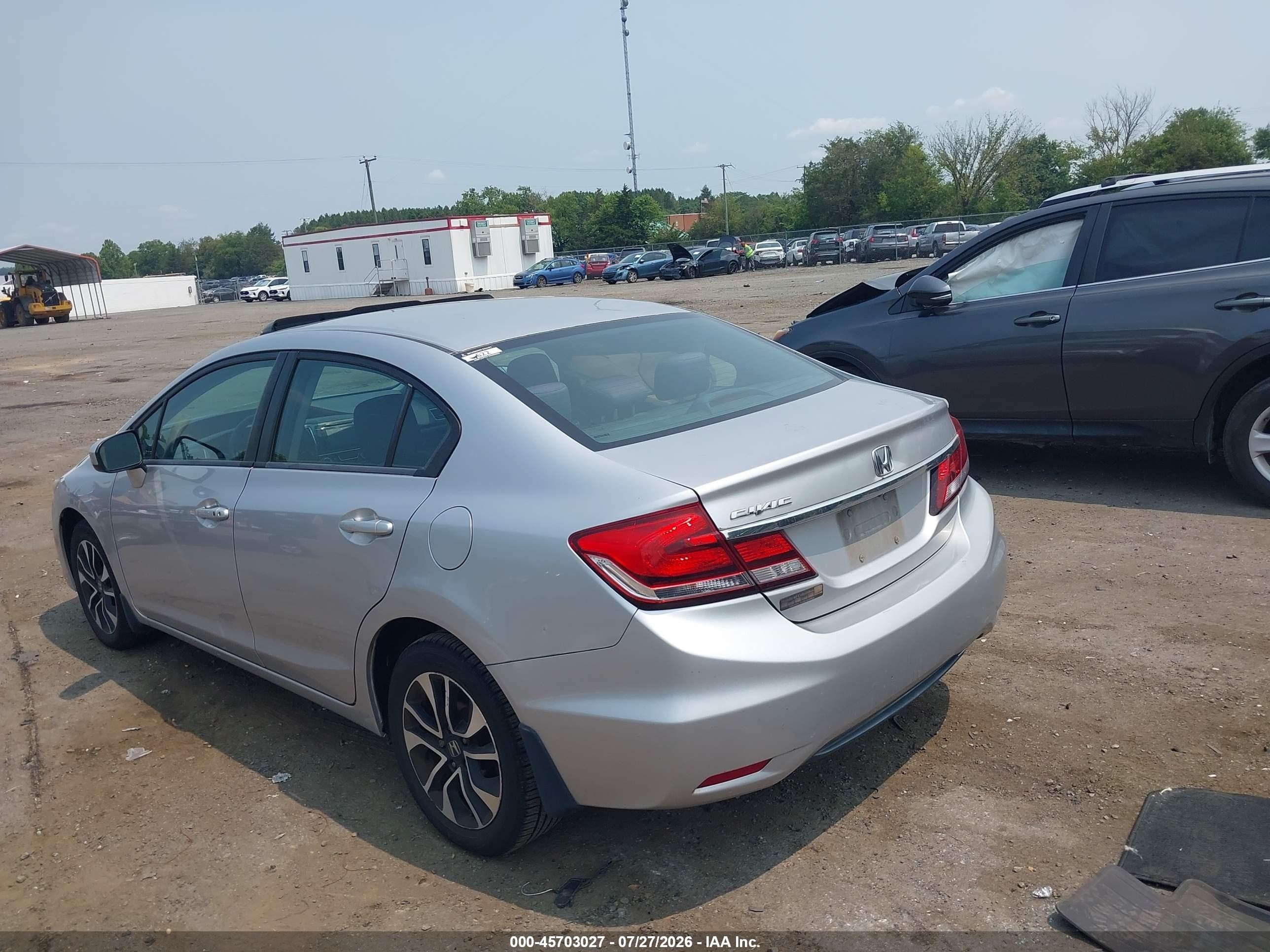 2015 Honda Civic Ex Silver vin: 19XFB2F81FE010758