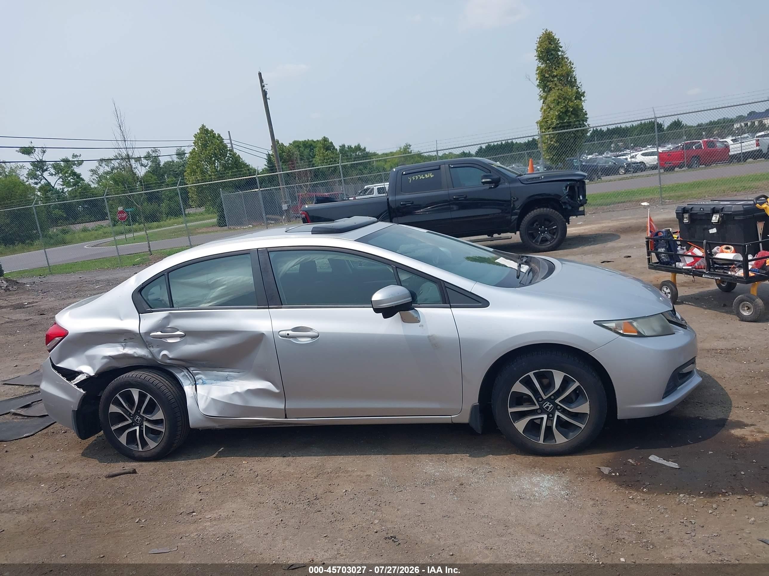 2015 Honda Civic Ex Silver vin: 19XFB2F81FE010758