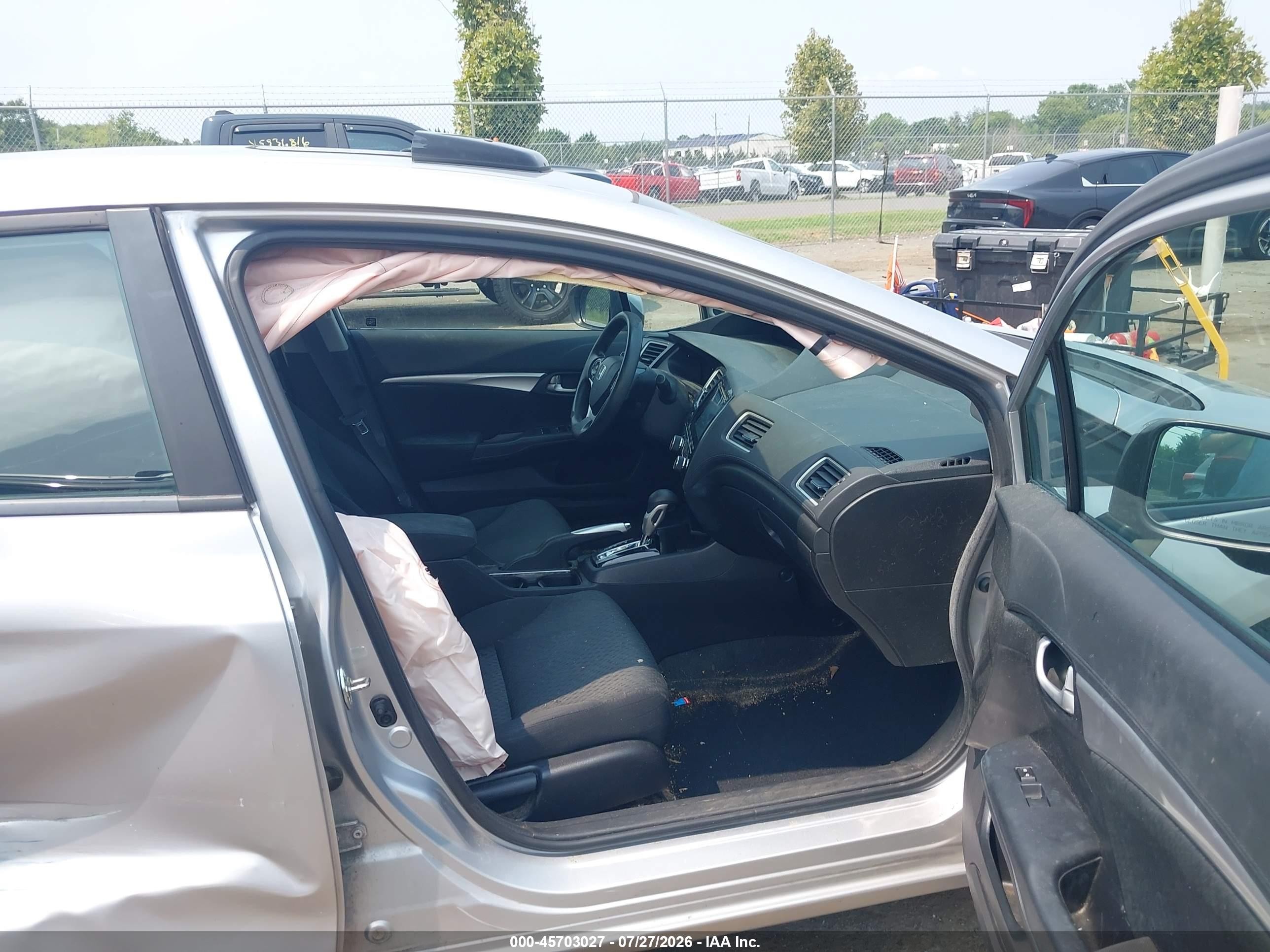 2015 Honda Civic Ex Silver vin: 19XFB2F81FE010758