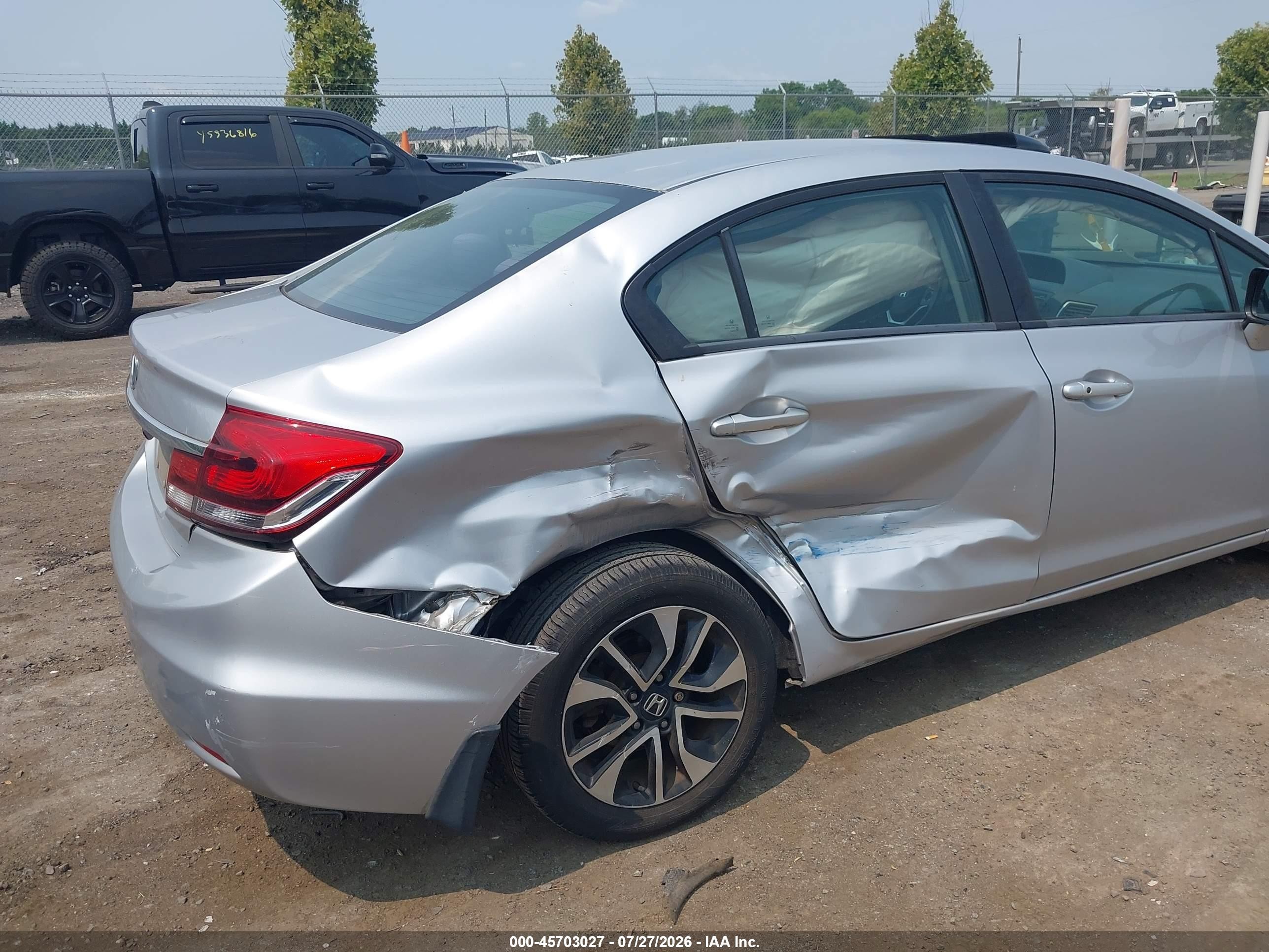 2015 Honda Civic Ex Silver vin: 19XFB2F81FE010758