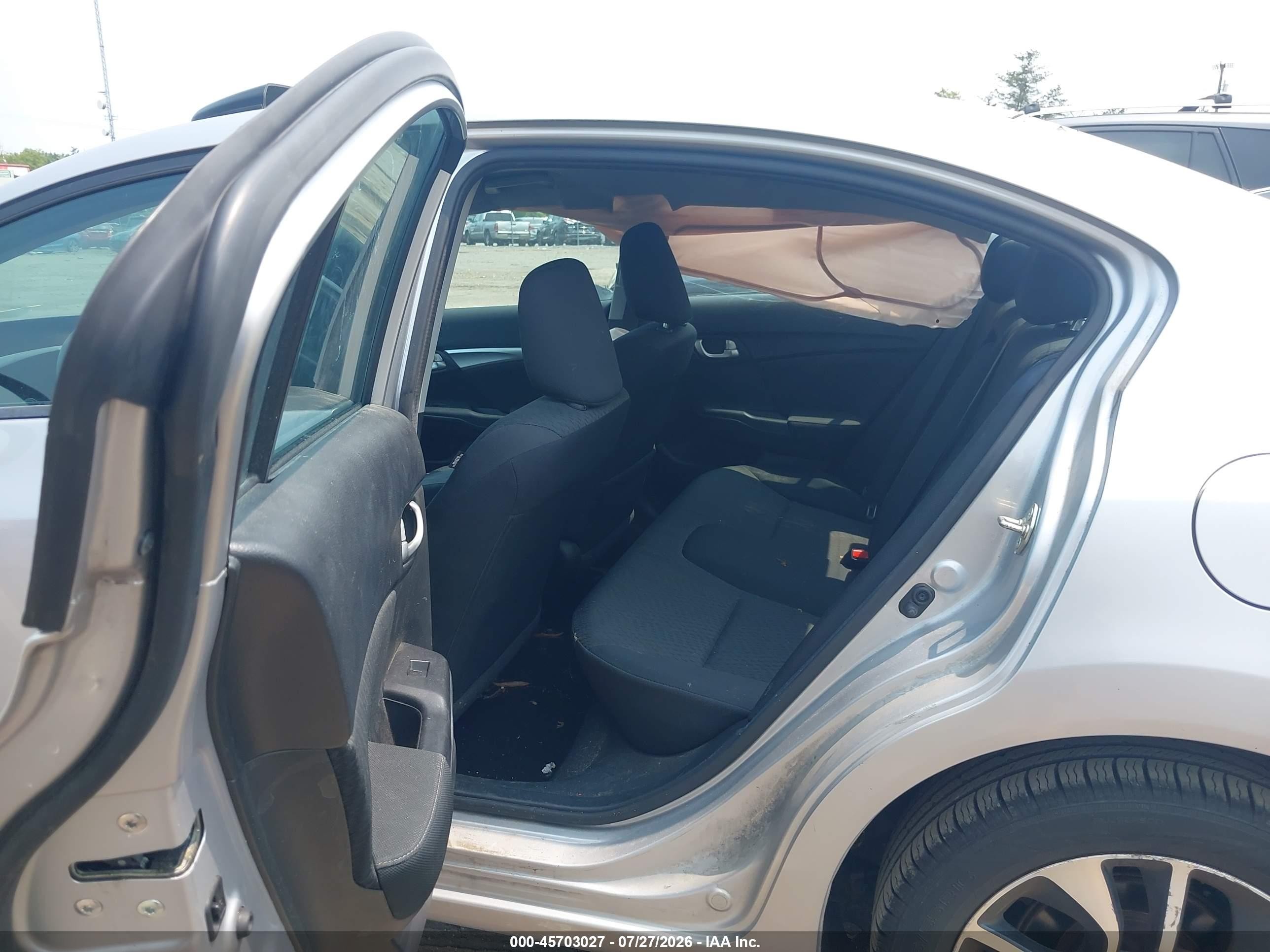 2015 Honda Civic Ex Silver vin: 19XFB2F81FE010758