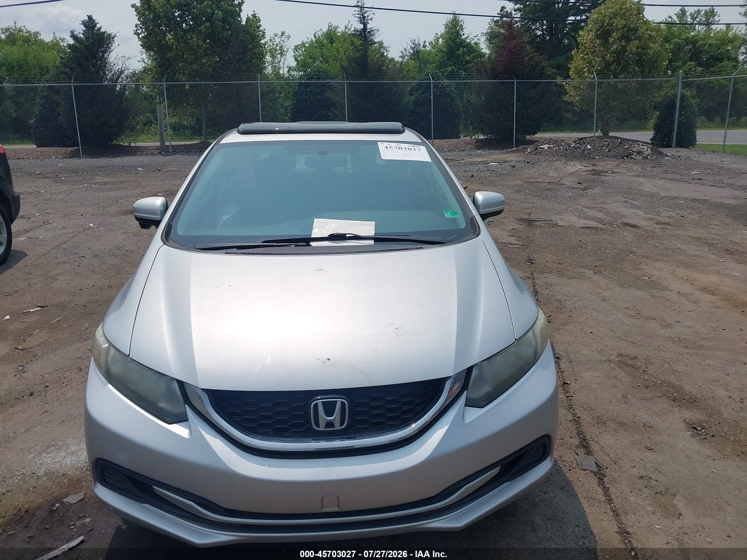 2015 Honda Civic Ex Silver vin: 19XFB2F81FE010758