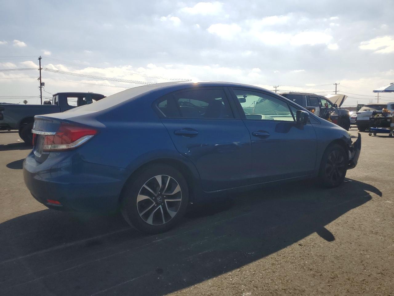 2015 Honda Civic Ex Blue vin: 19XFB2F81FE013126