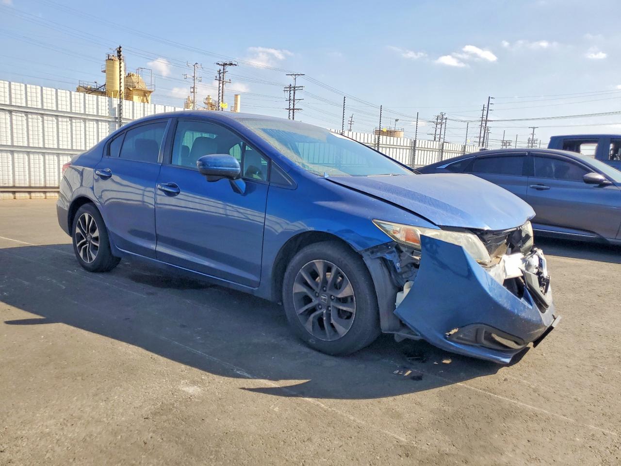 2015 Honda Civic Ex Blue vin: 19XFB2F81FE013126