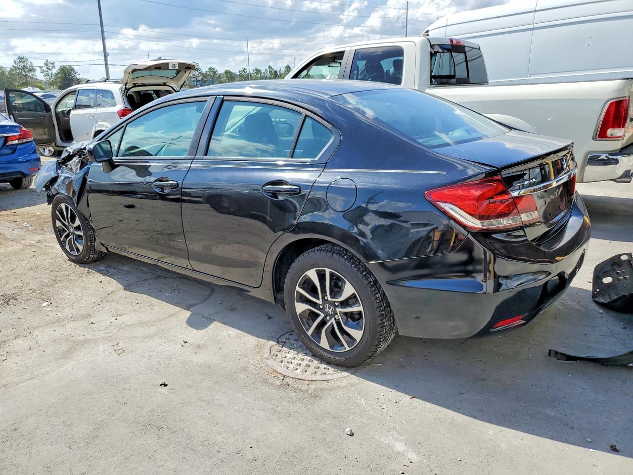 2015 Honda Civic Ex Черный vin: 19XFB2F81FE015524