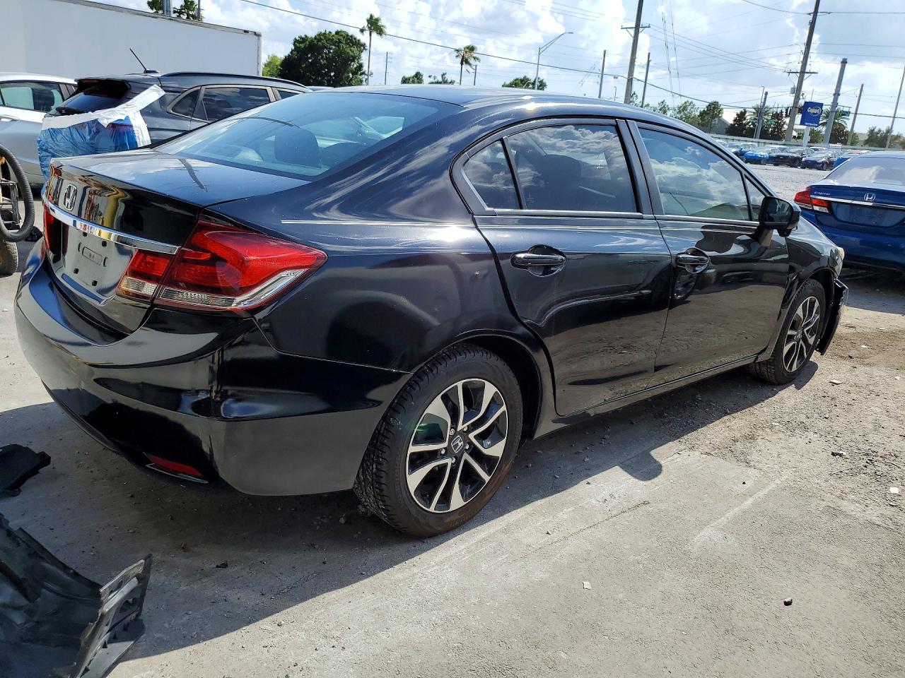 2015 Honda Civic Ex Черный vin: 19XFB2F81FE015524
