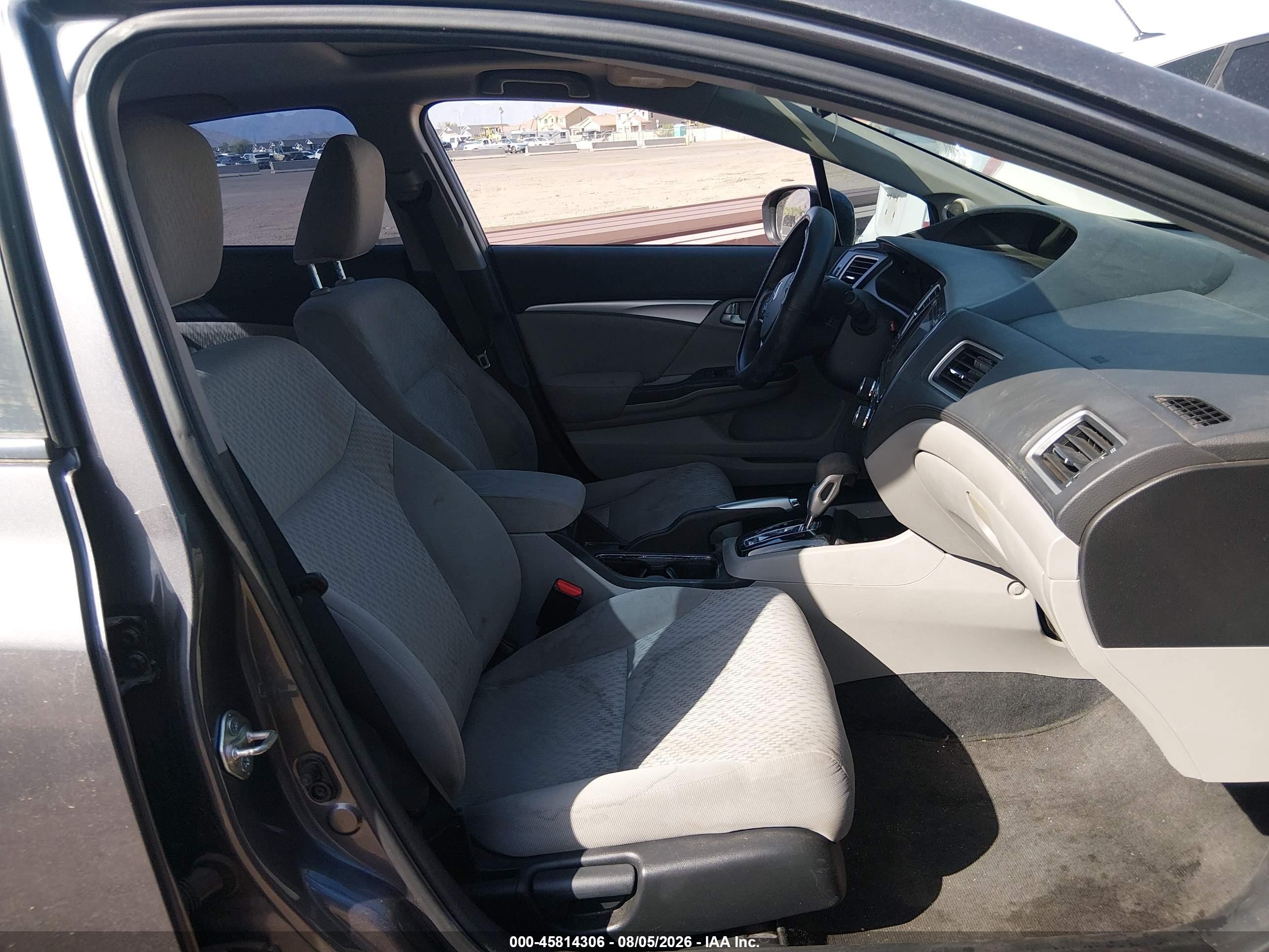2015 Honda Civic Ex Gray vin: 19XFB2F81FE029410