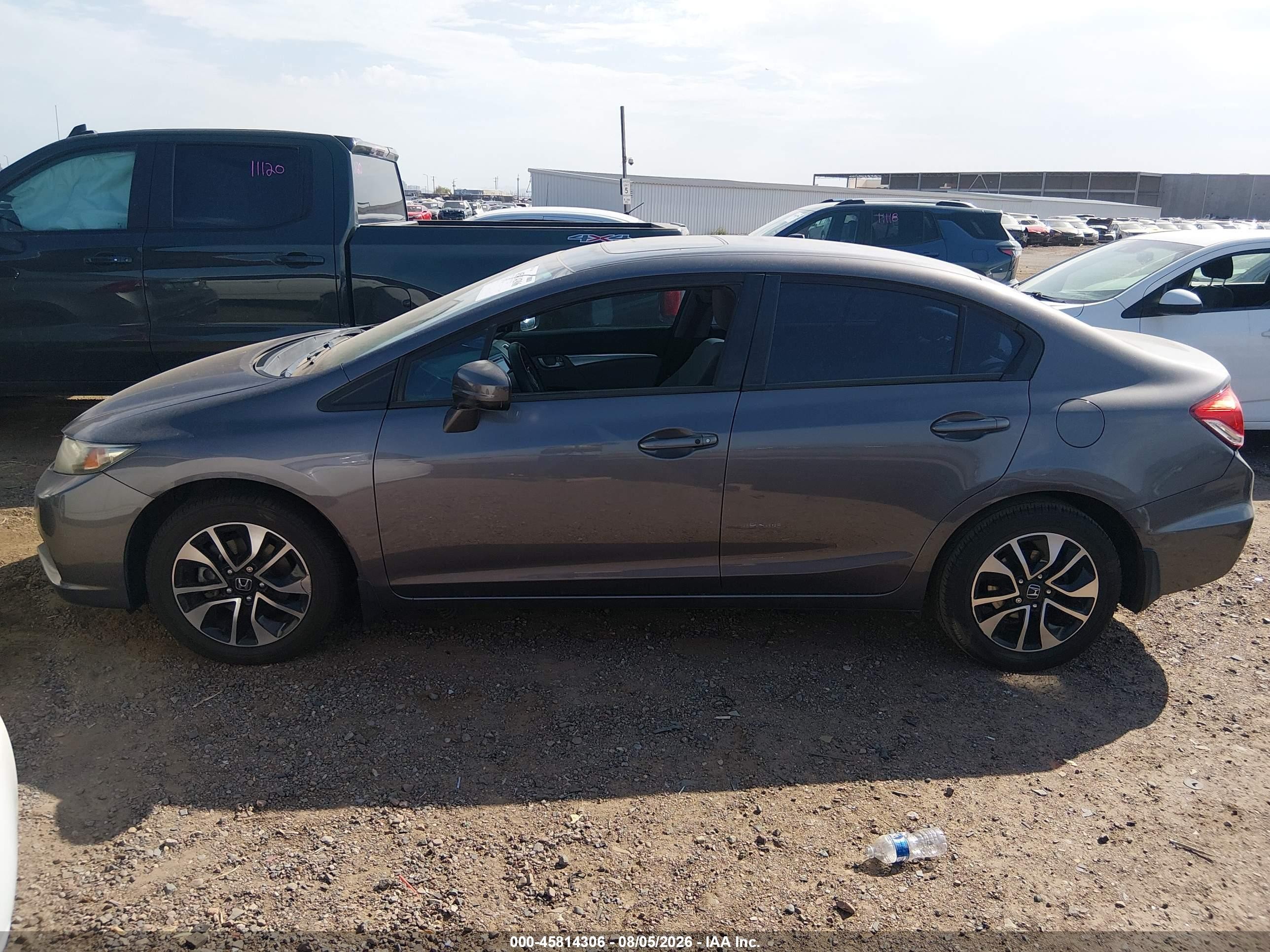 2015 Honda Civic Ex Gray vin: 19XFB2F81FE029410