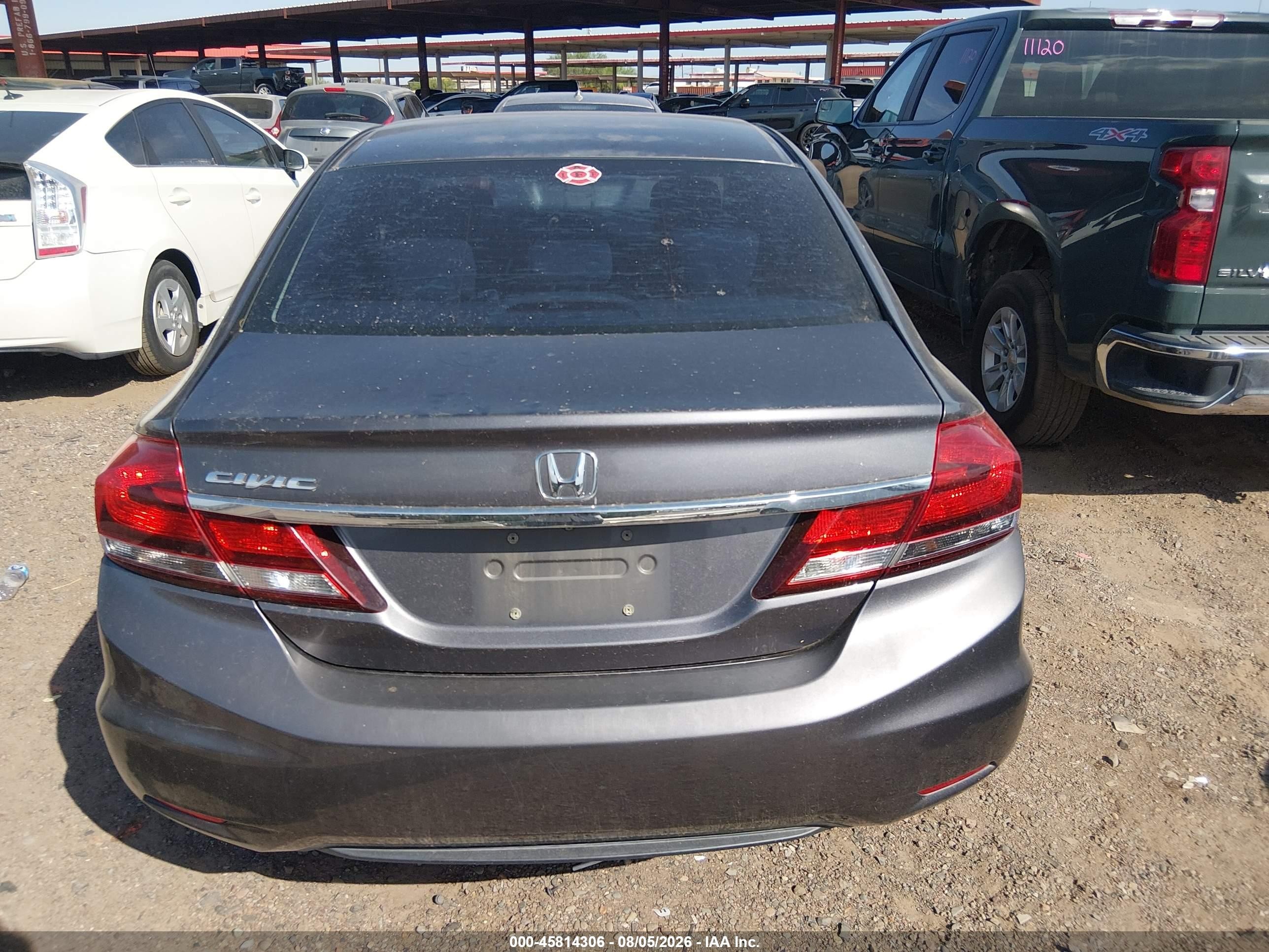 2015 Honda Civic Ex Gray vin: 19XFB2F81FE029410