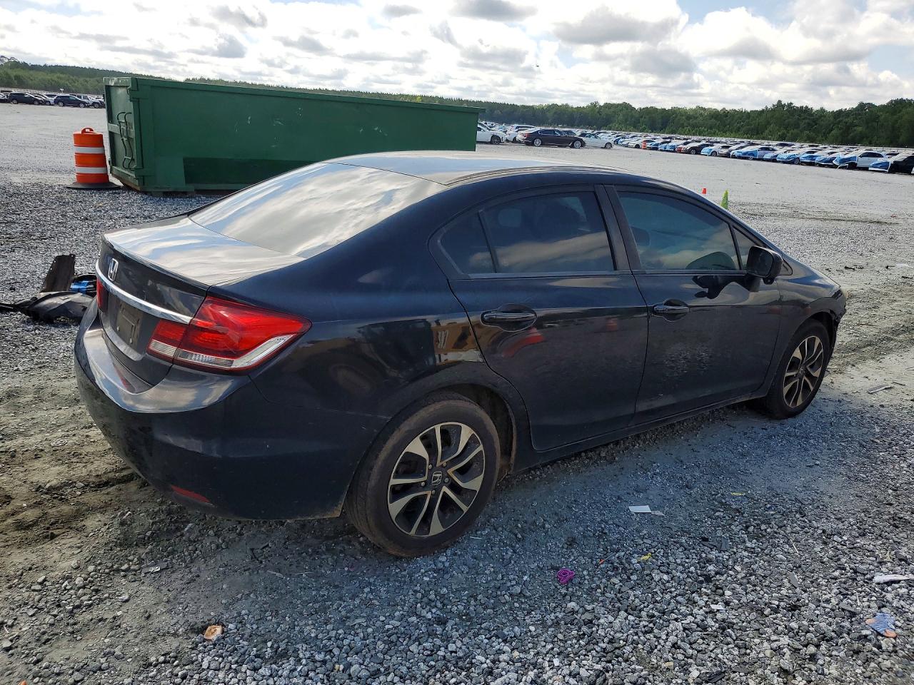 2015 Honda Civic Ex Black vin: 19XFB2F81FE040682