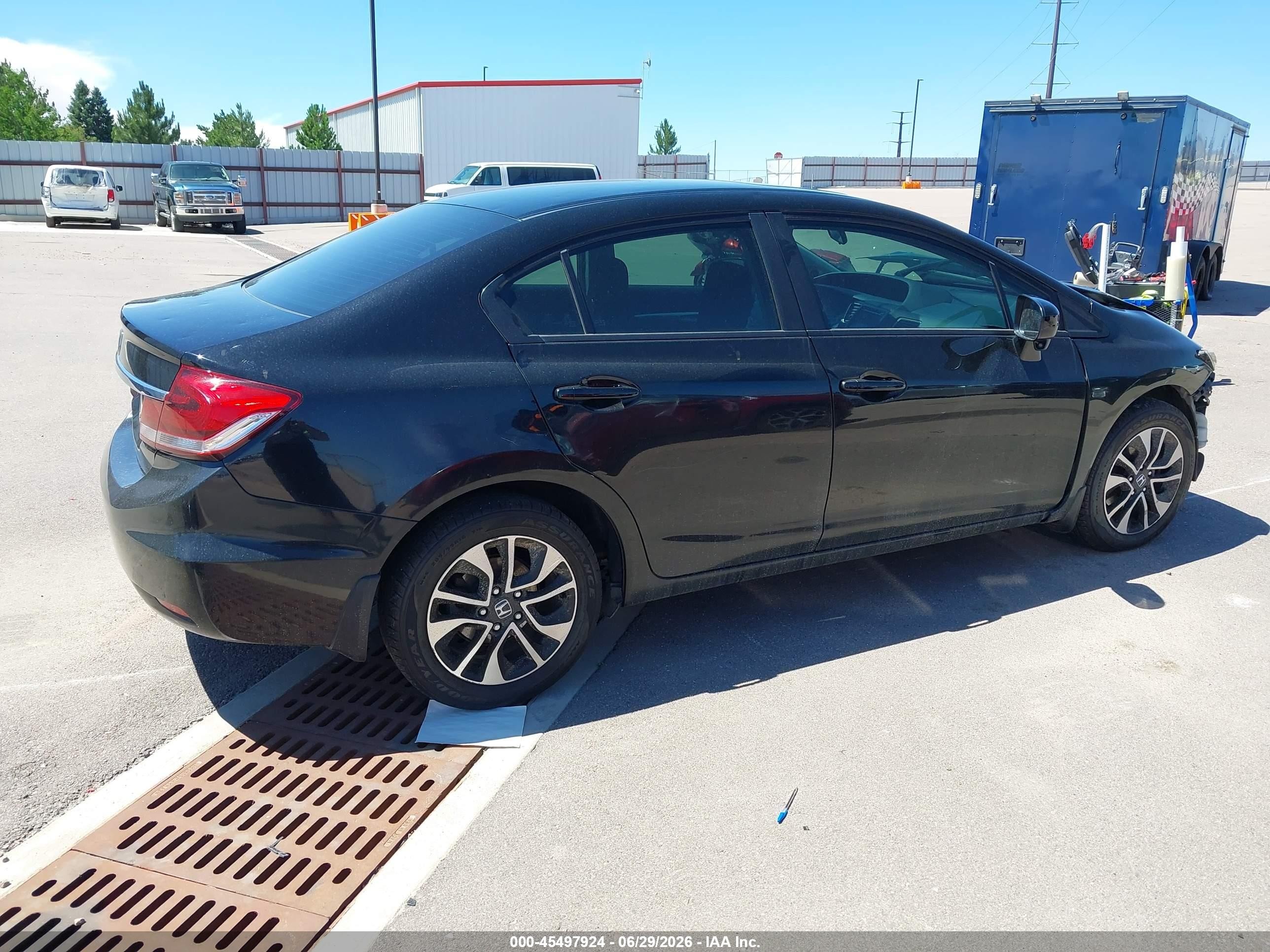 2015 Honda Civic Ex Black vin: 19XFB2F81FE046286
