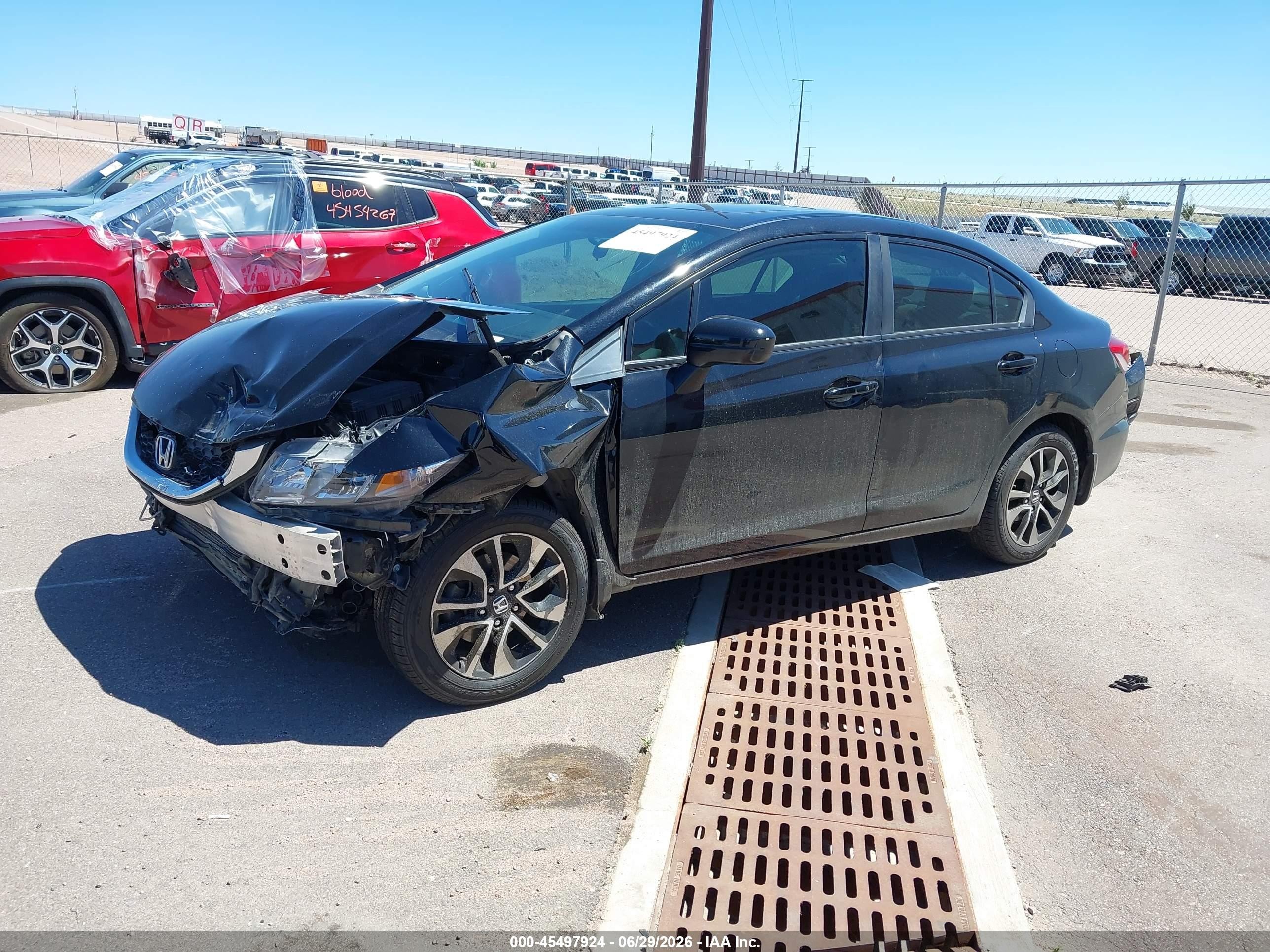 2015 Honda Civic Ex Black vin: 19XFB2F81FE046286